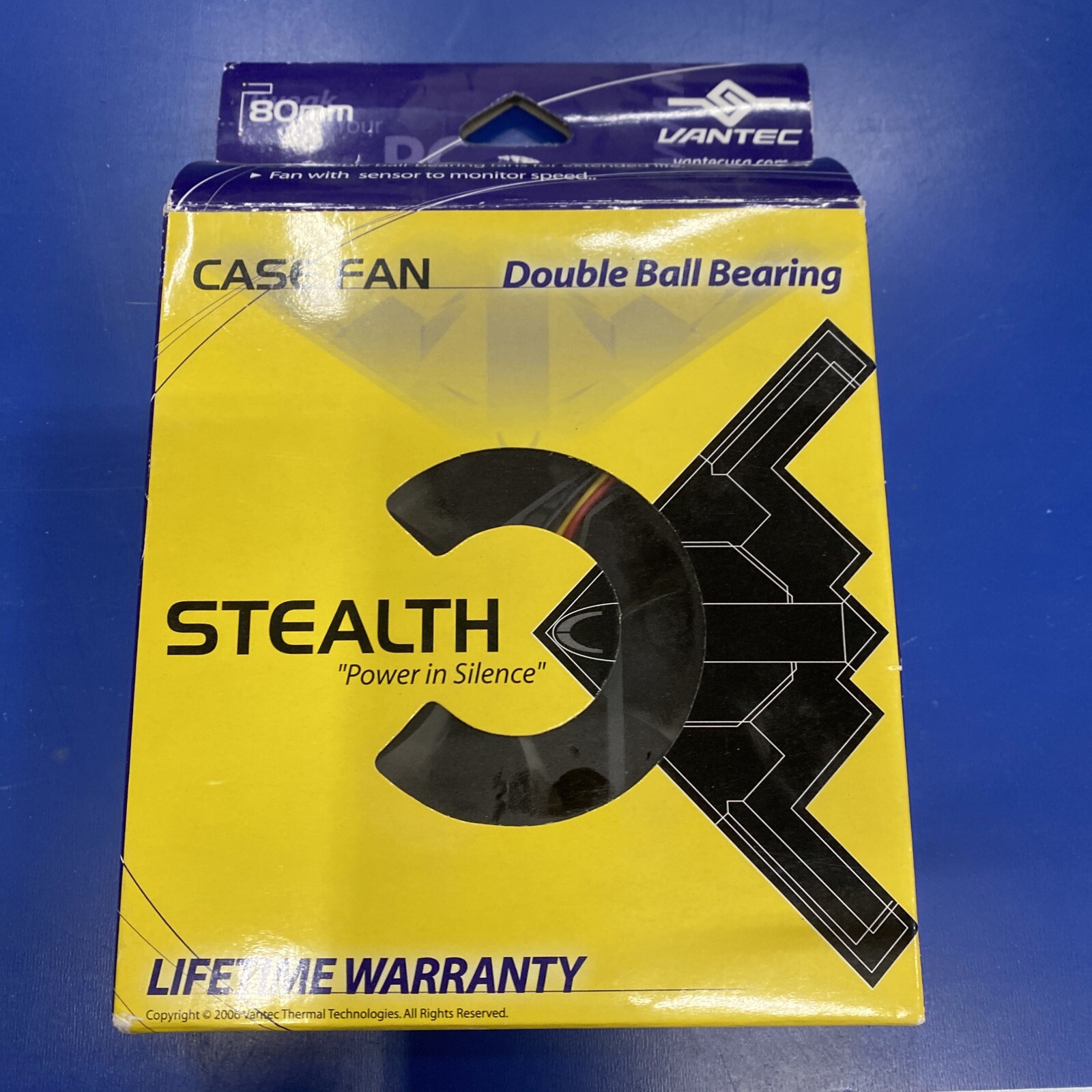 Vantec SF9225L 92x92x25mm Double Ball Bearing Stealth Silent Quiet Case Fan 92mm