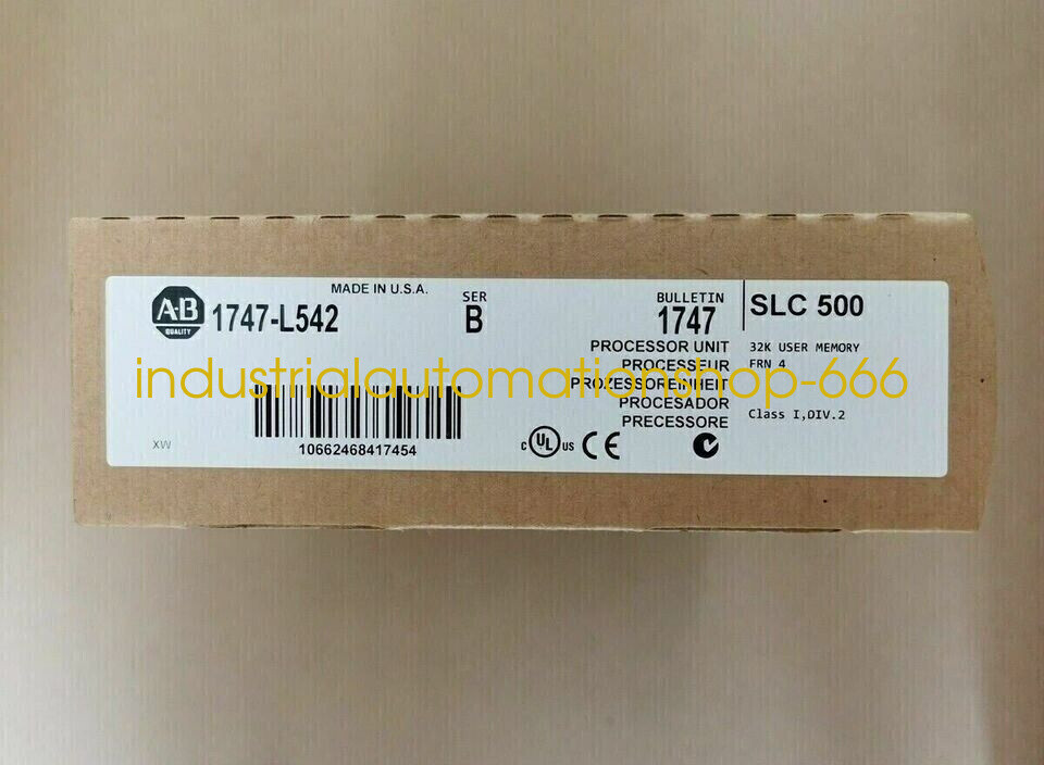 1PC New 1747-L542 /B SLC 500 5/04 CPU PROCESSOR UNIT Via DHL or FedEX