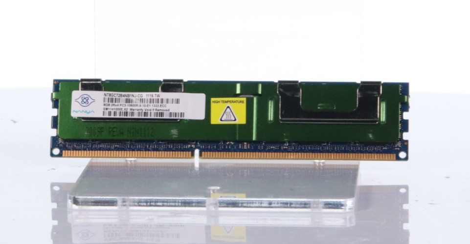 Lot of 14 NANYA NT8GC72B4NB1NJ-CG 8GB 2Rx4 PC3-10600R DDR3 RAM RDIMM ECC RAM