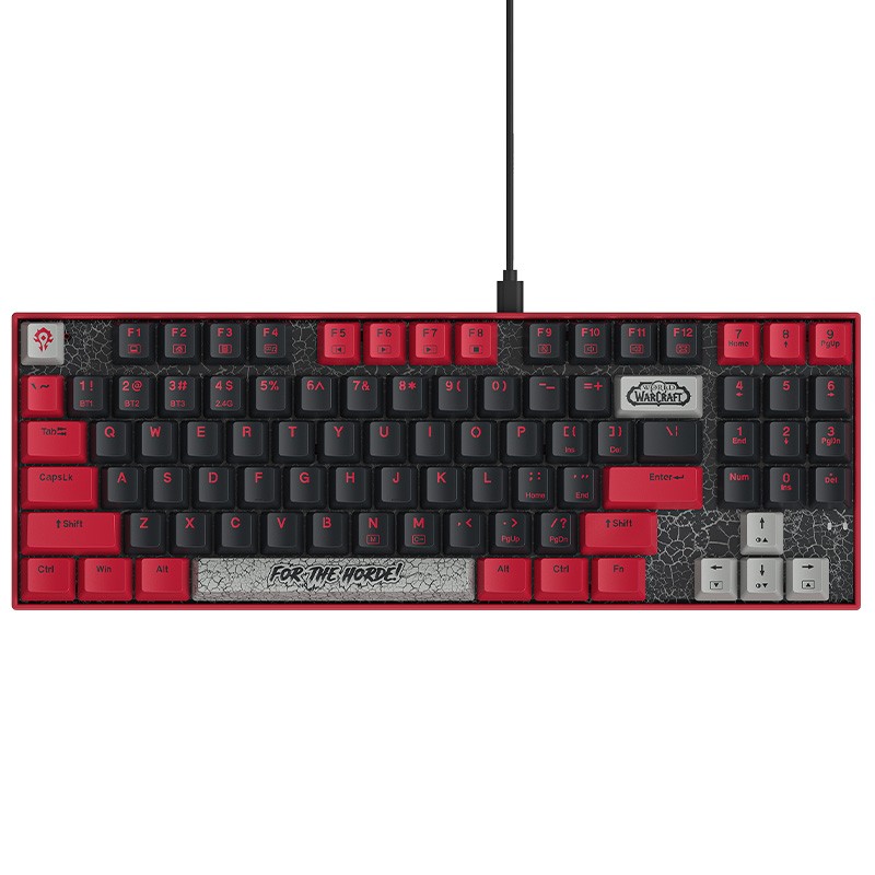 Blizzard Licensed World of Warcraft Horde/Alliance Wired Mechanical Keyboard