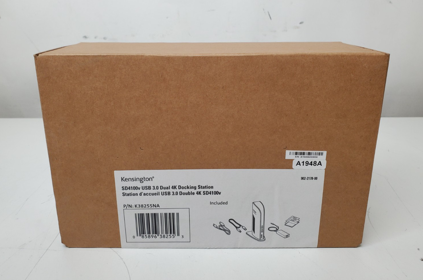 New/Sealed Kensington SD4100v USB 3.0 Dual 4K Docking Station (K38255NA) (C)