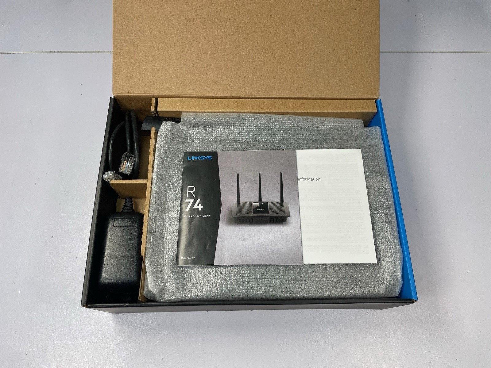 Linksys R74 AC1900 Dual Band WiFi Router EA7450 Complete In Box Tested