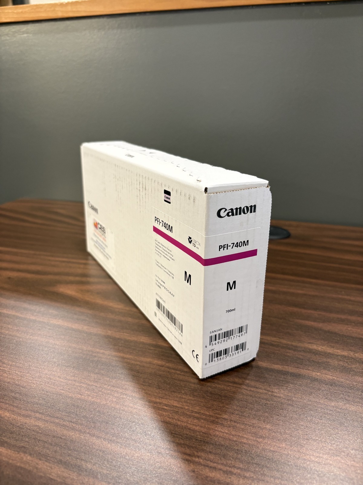 Genuine Canon PFI-740M Magenta Ink Cartridge 4771C001AA 4771C001