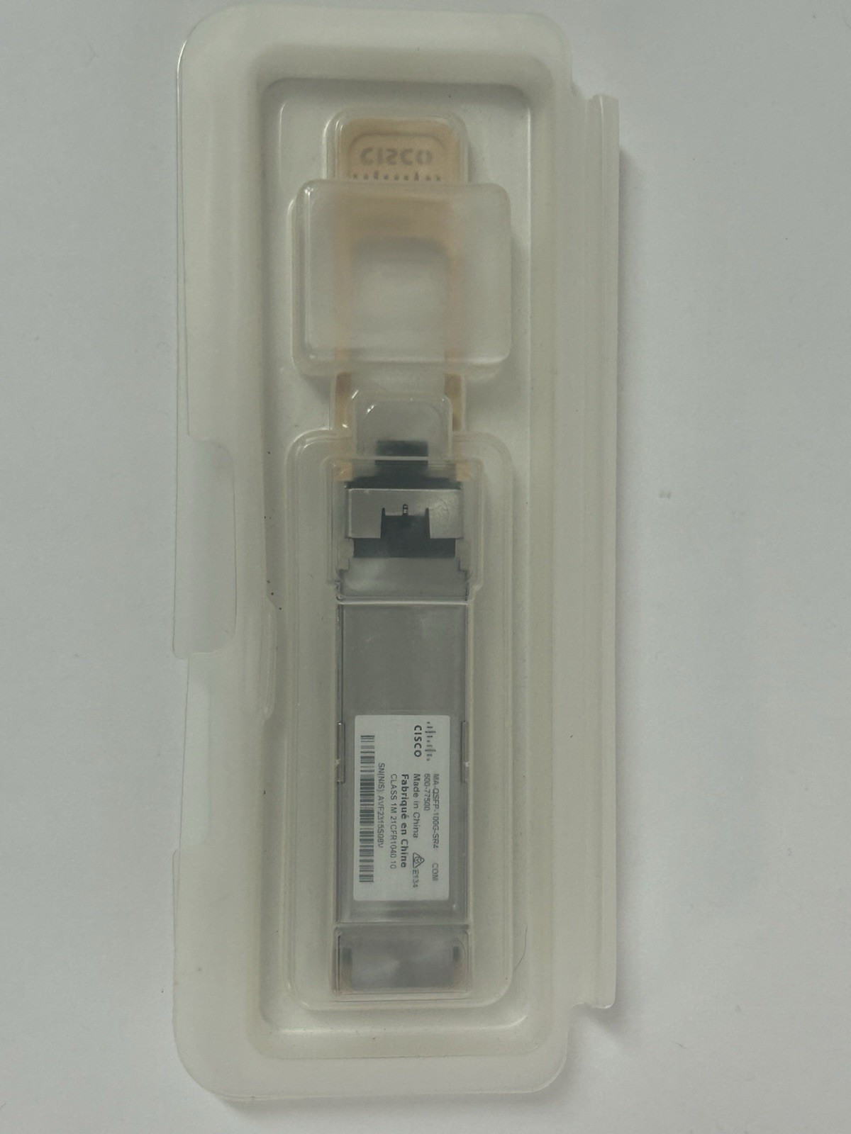Cisco Meraki MA-QSFP-100G-SR4 100GBase SR4 Transceiver 600-77500 New In Clam