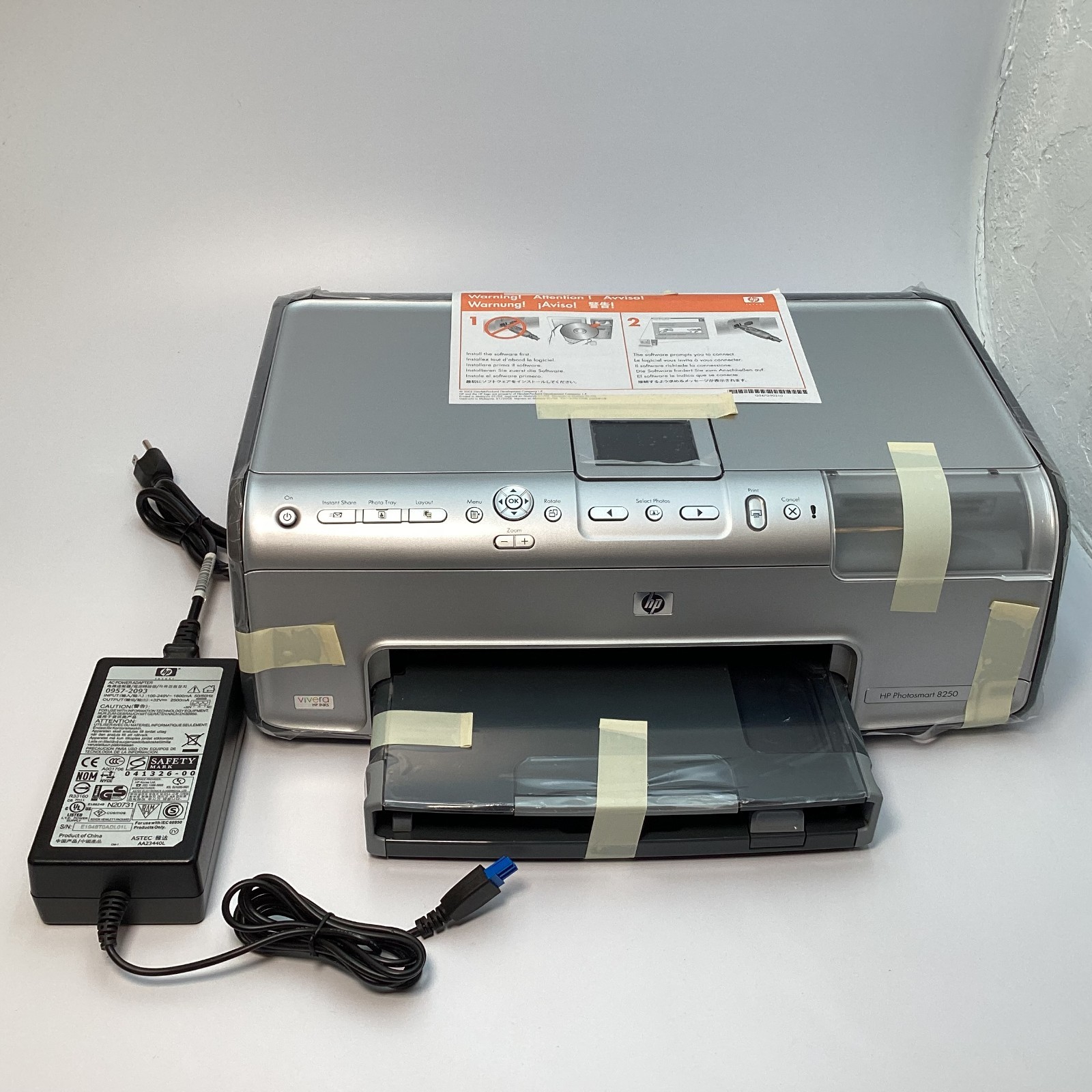 HP Photosmart 8250 Inkjet Photo Printer Q3470A New Open Box Color Photo Printing