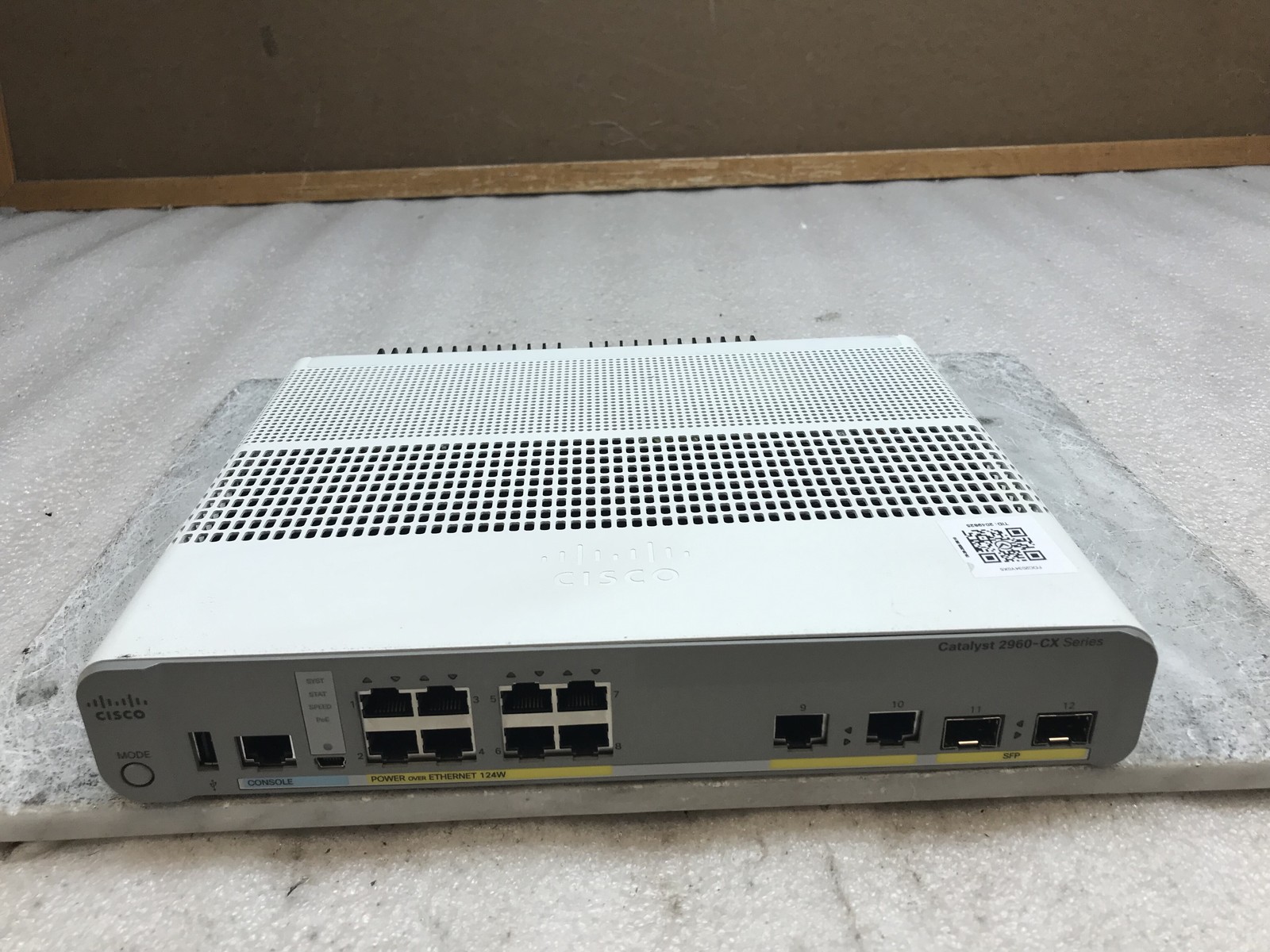 Cisco Catalyst 2960-CX WS-C2960CX-8PC-L 8-Port POE+ Network Switch No Power Cbl