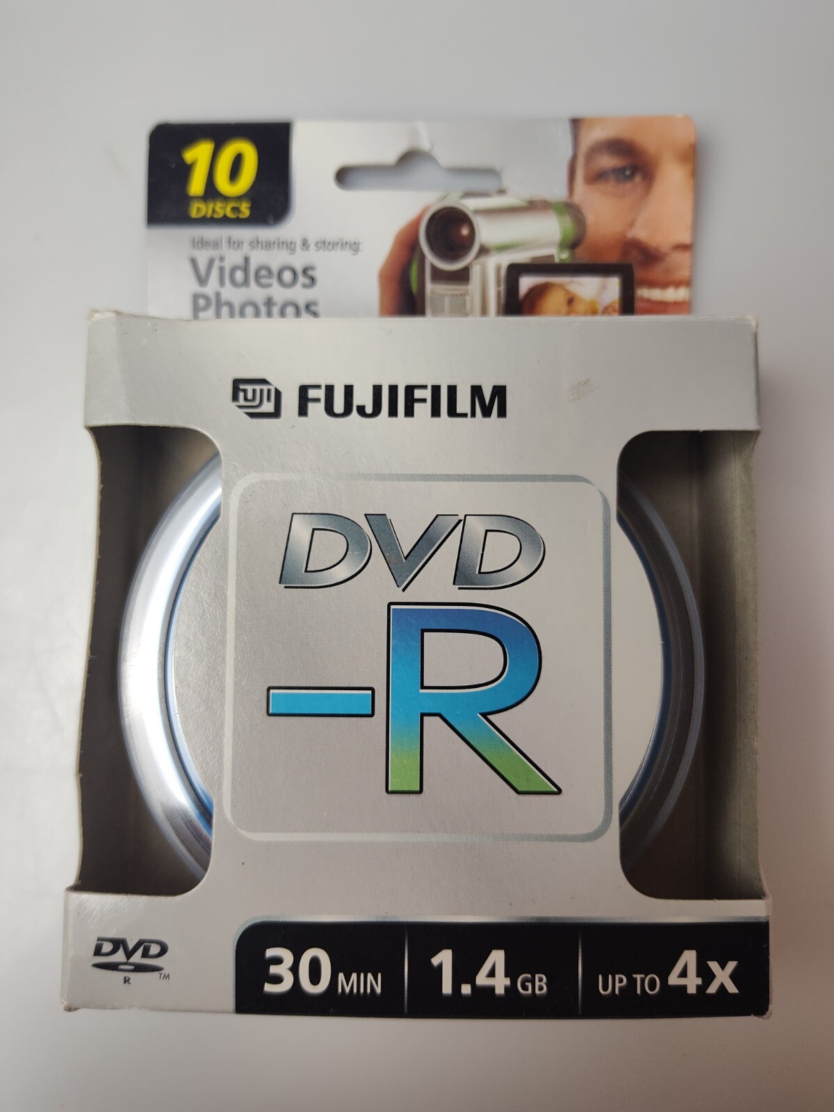 FujiFilm DVD-R Disc Pack 3inch 1.4 GB 10 30 Min 4x Blank For Video Photos & Data