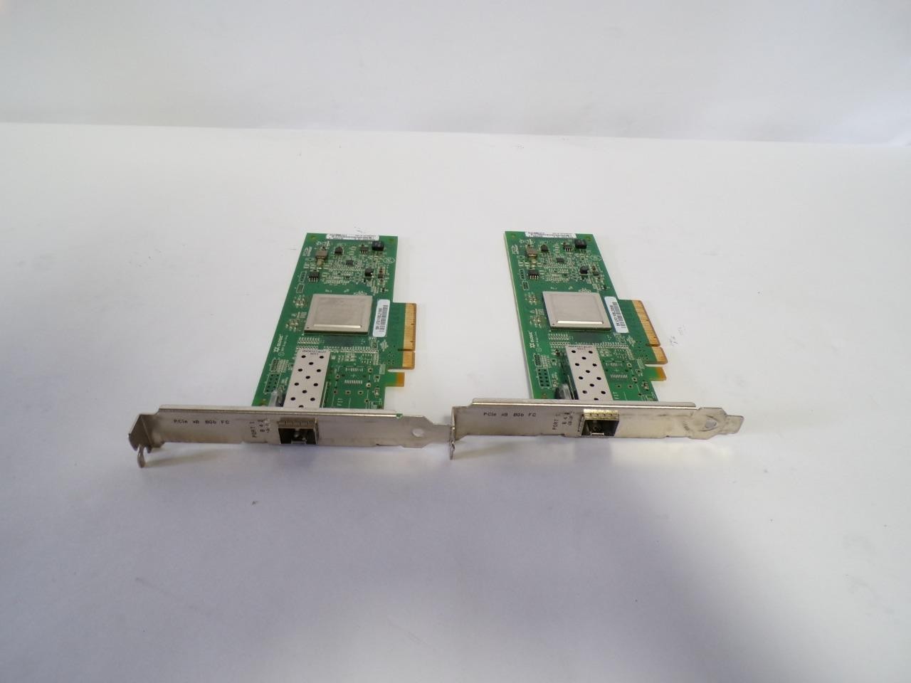 Lot Of 2* QLogic QLE2560-E Single Port Fiber 8Gbps PCI-e x8 Fibre PX2810403-23 D