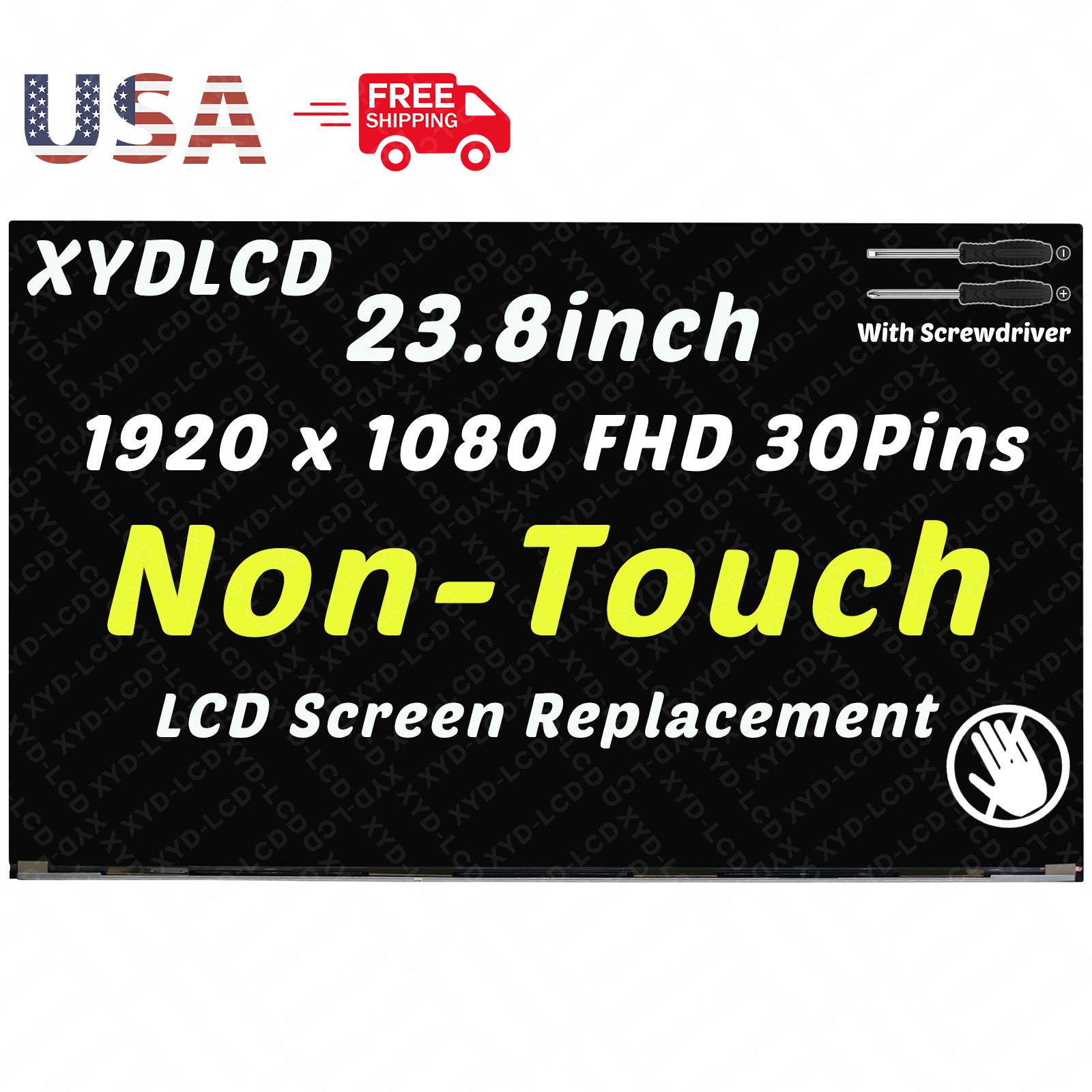 M238HCA-L9B for Lenovo ThinkCentre M90a Gen 5 5D20X67387 LCD Non-Touch Screen A+