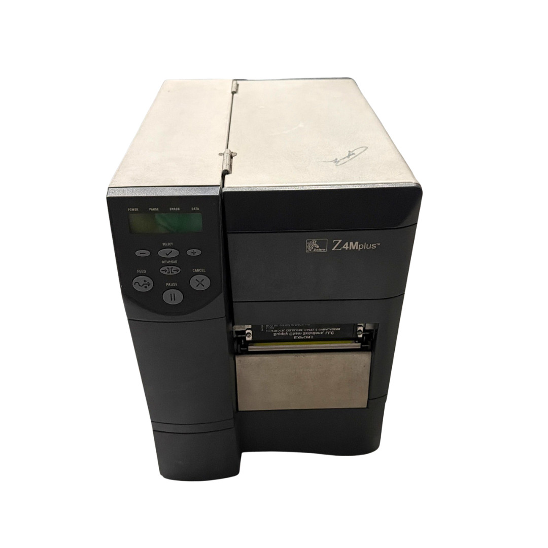 Zebra Z4M Plus Industrial Thermal Transfer Barcode Label Printer with Cutter