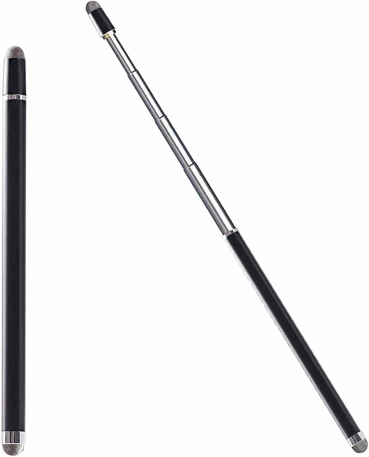 Extendable 2-In-1 Dual Tip Universal Stylus Pen for Touch Screen,Extra Long Tele