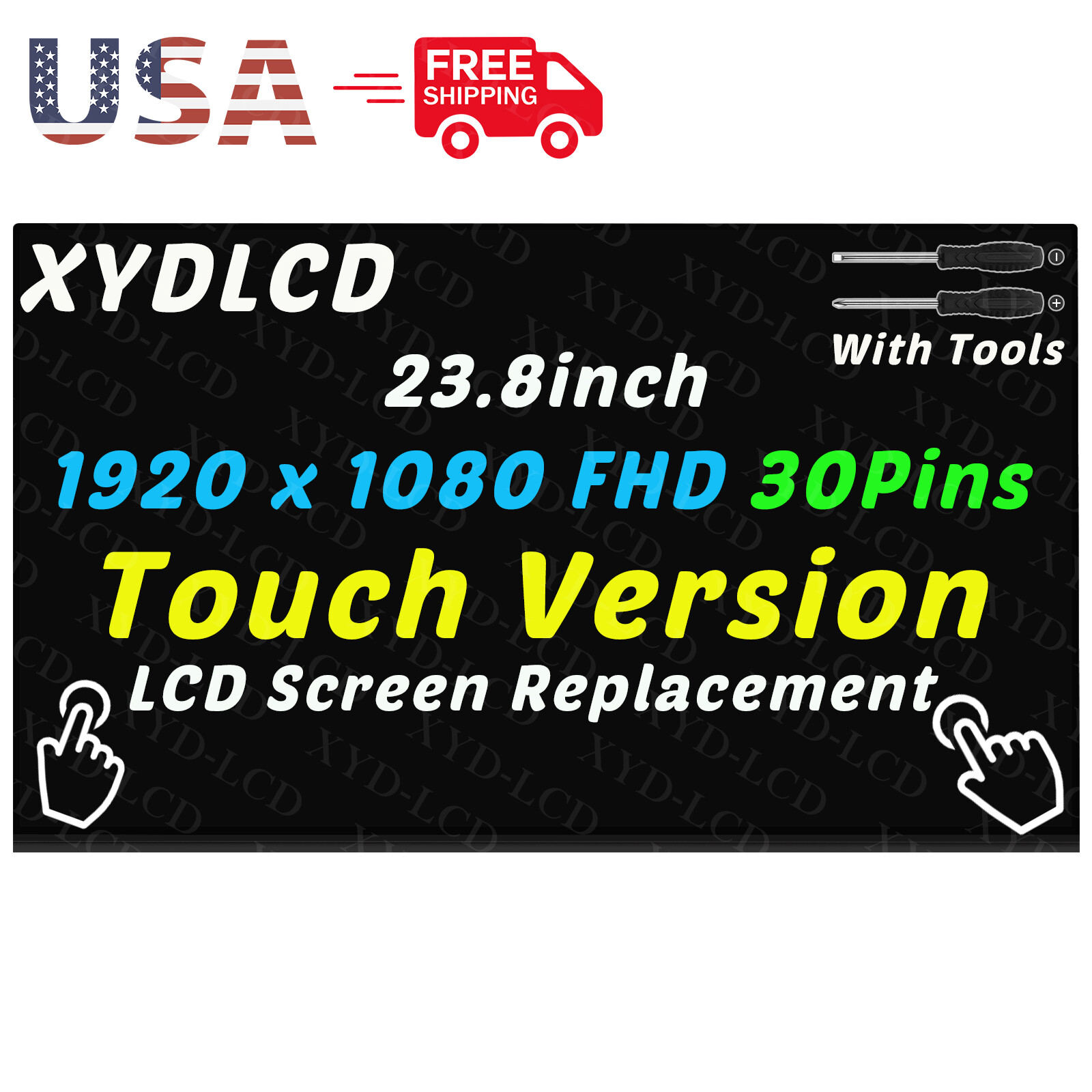 23.8in SD10Z47578 for Lenovo Ideacentre AIO 3-24ITL6 F0G0 LCD Touch Screen Panel