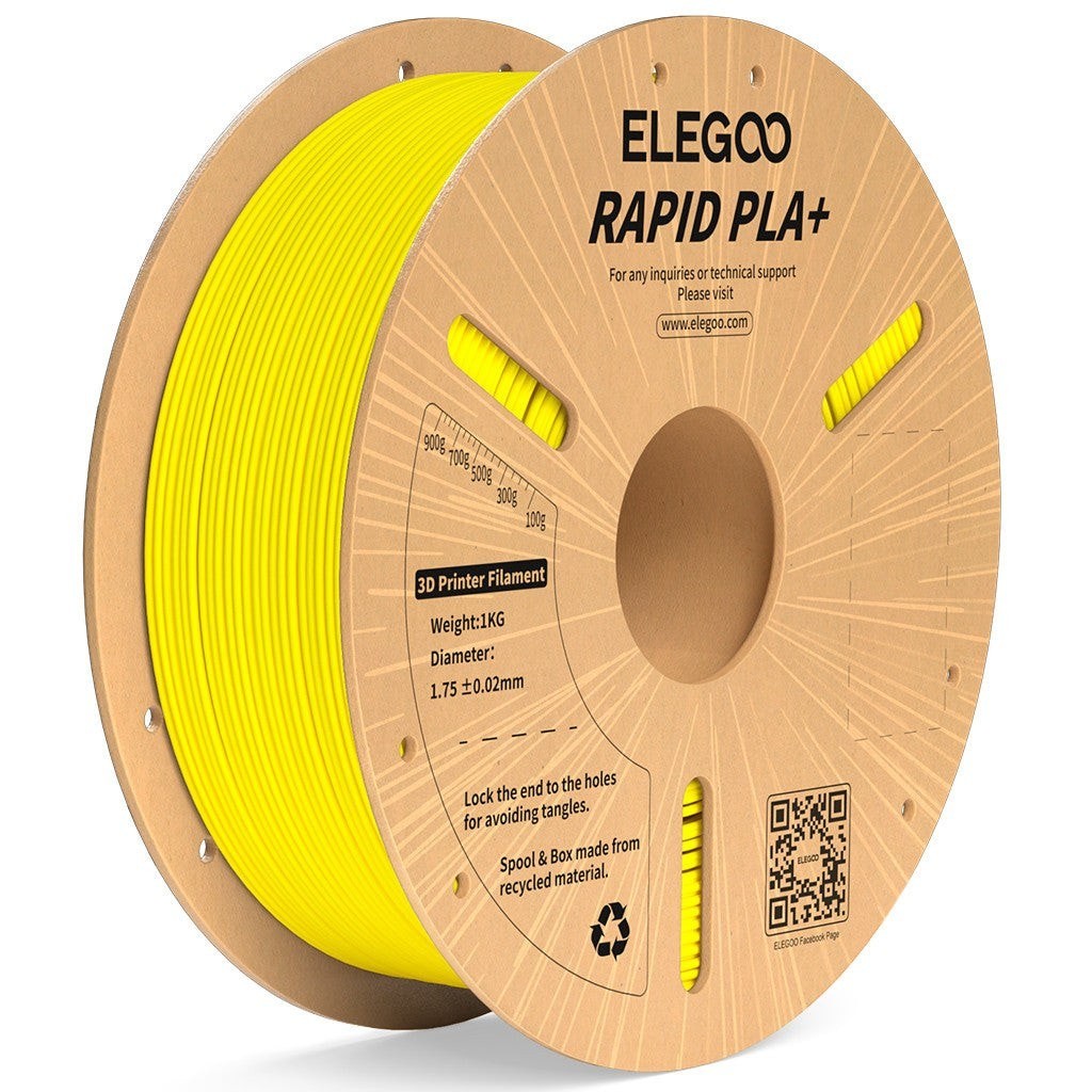 ELEGOO Rapid PLA+ Yellow 1.75mm 1kg