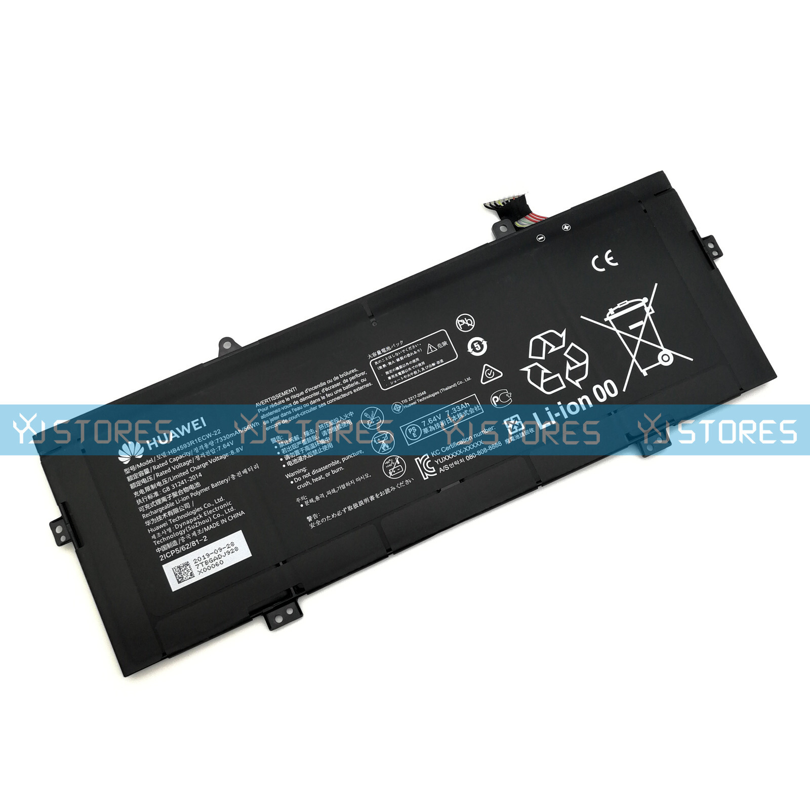 Genuine HB4593R1ECW-22A Battery for Huawei MateBook 14 X Pro 2020 2021 AMD R5 R7