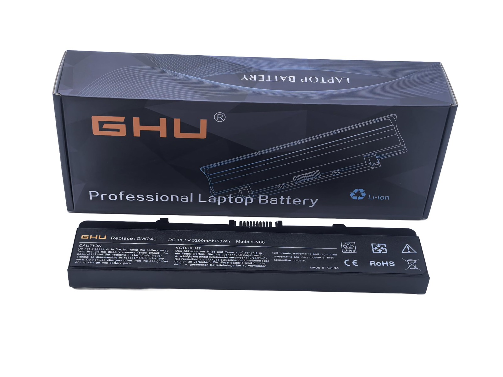 Dell Inspiron 1545 Battery Replacement 58Wh 6 Cell Long Lasting Performance