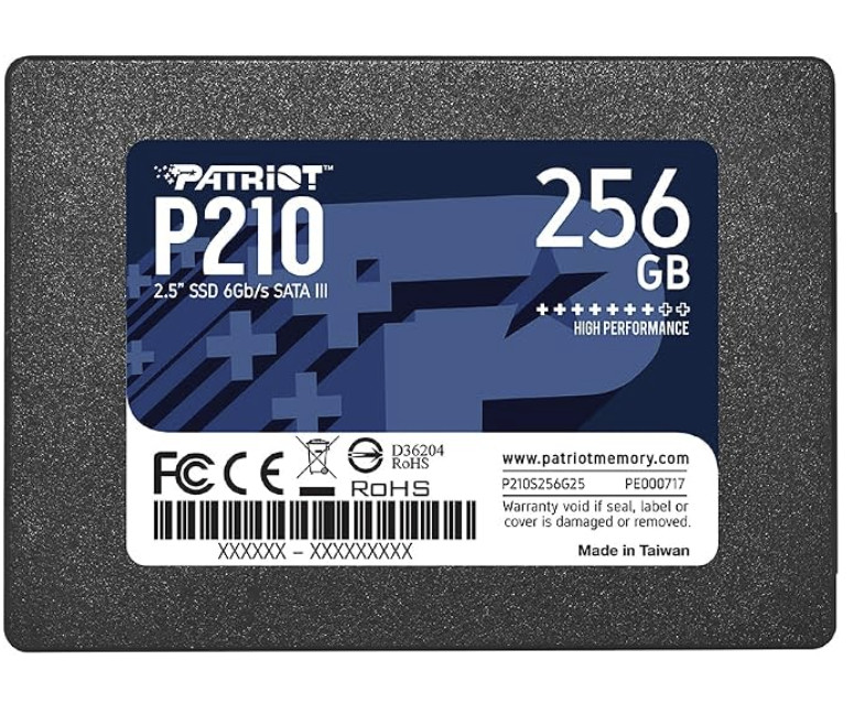 Patriot Memory P210 SATA 3 256GB SSD 2.5 Inch Internal Solid State