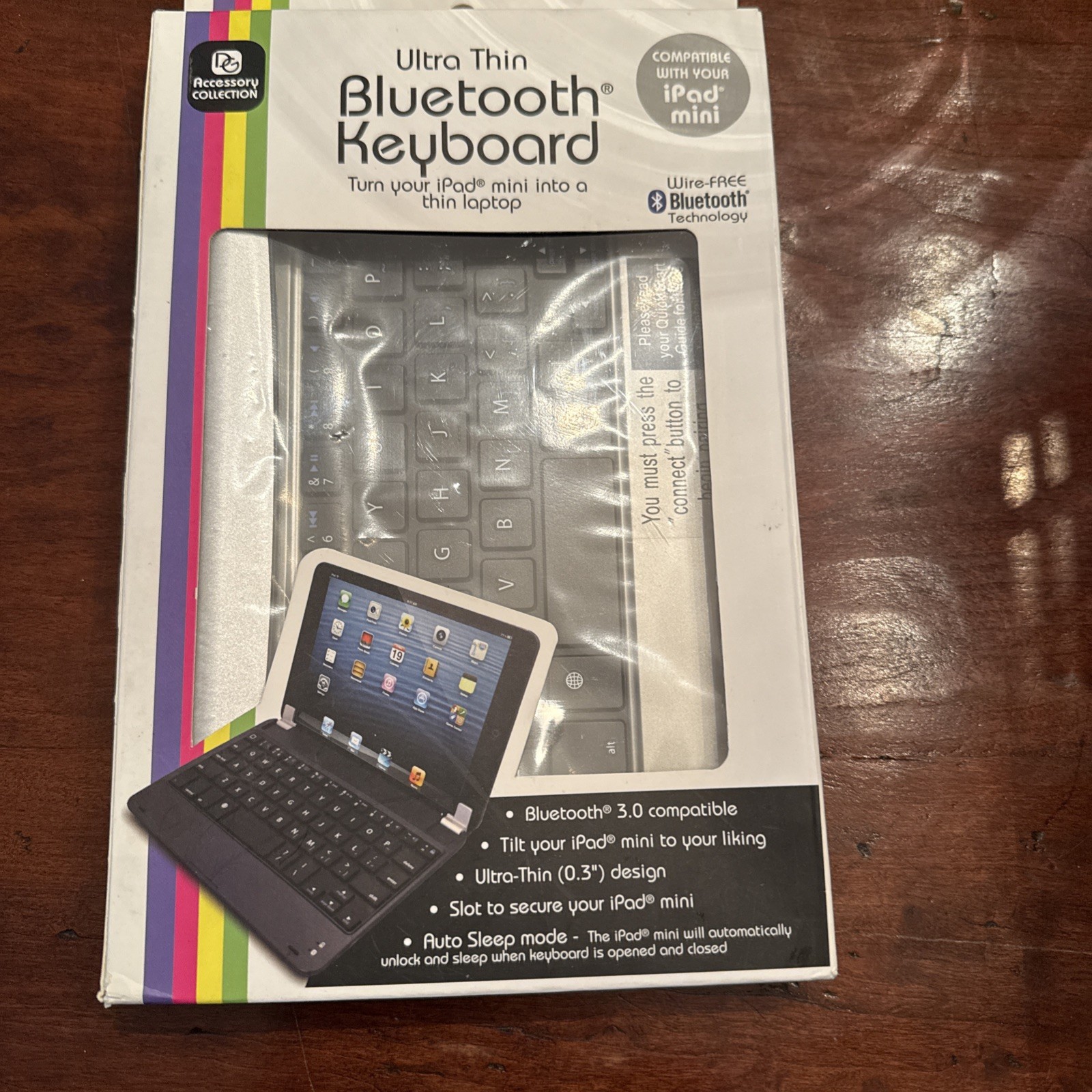 Digital Gadgets Ultra Thin Bluetooth Keyboard For iPad Mini  - New / Sealed