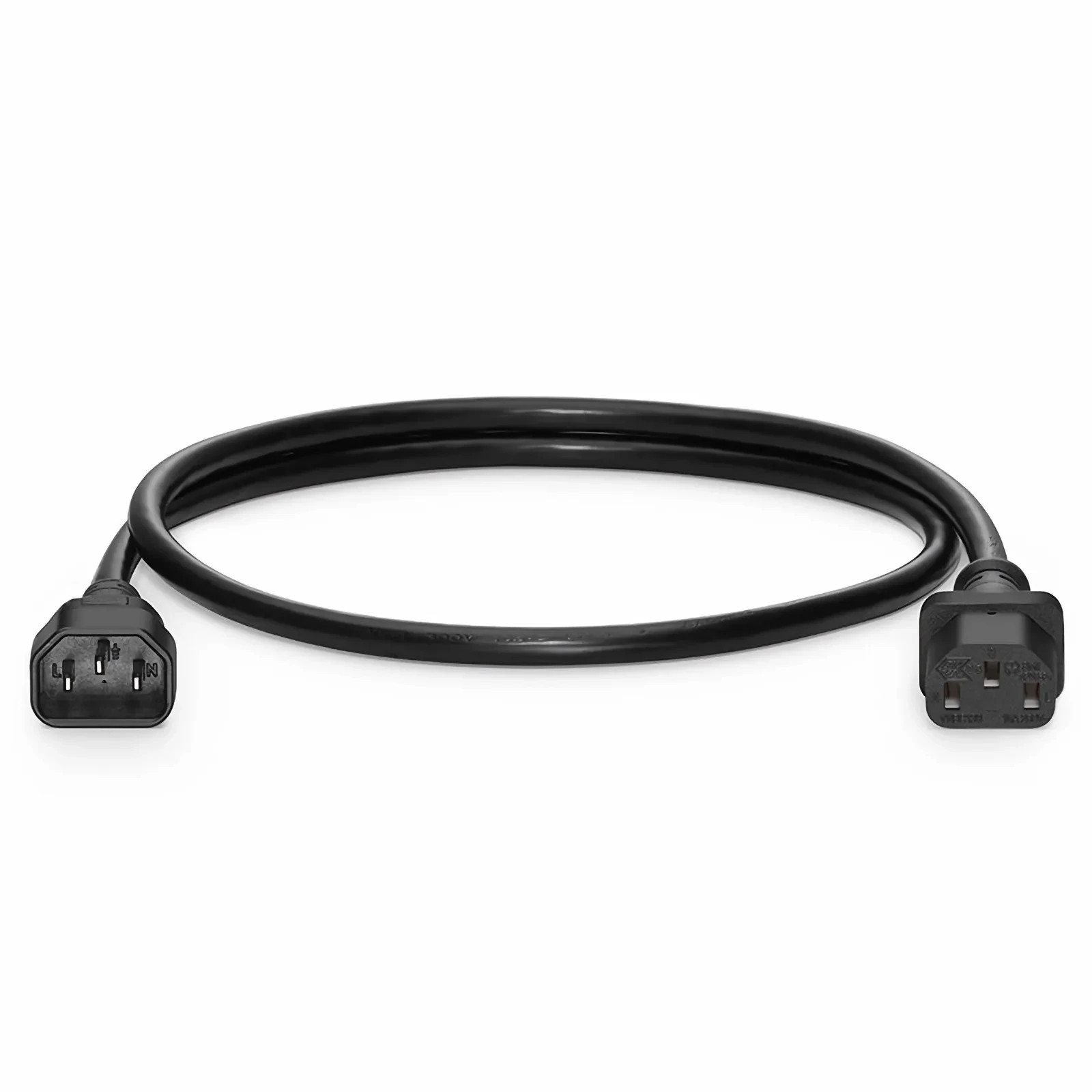 Lot of 12 pcs AC Power Extension Cord C13/C14 15A 250V 3ft