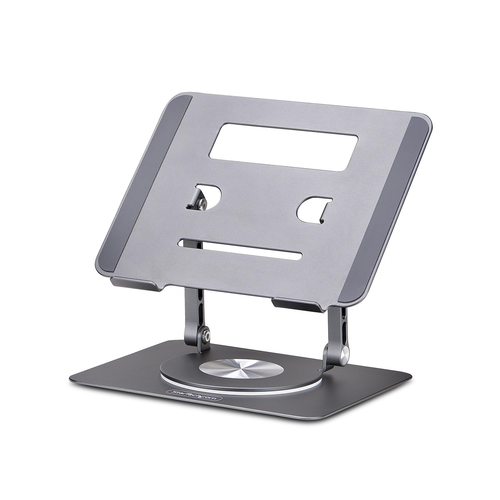 StarTech ATFRLAPTOPRISER Rotating Laptop Stand 360 Swivel Aluminum