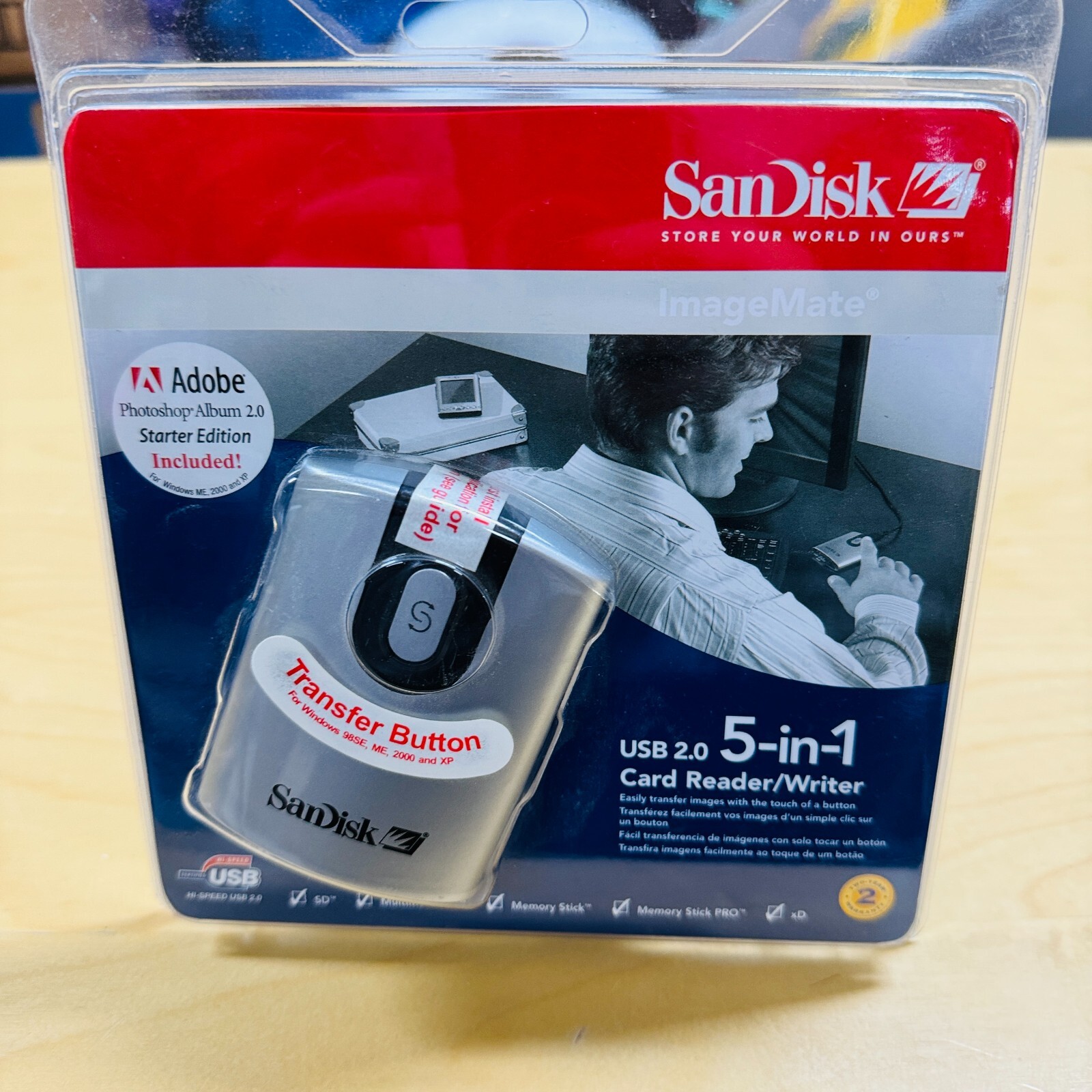 SanDisk ImageMate USB 2.0 5-in-1 Card Reader/Writer SDDR-99-A15