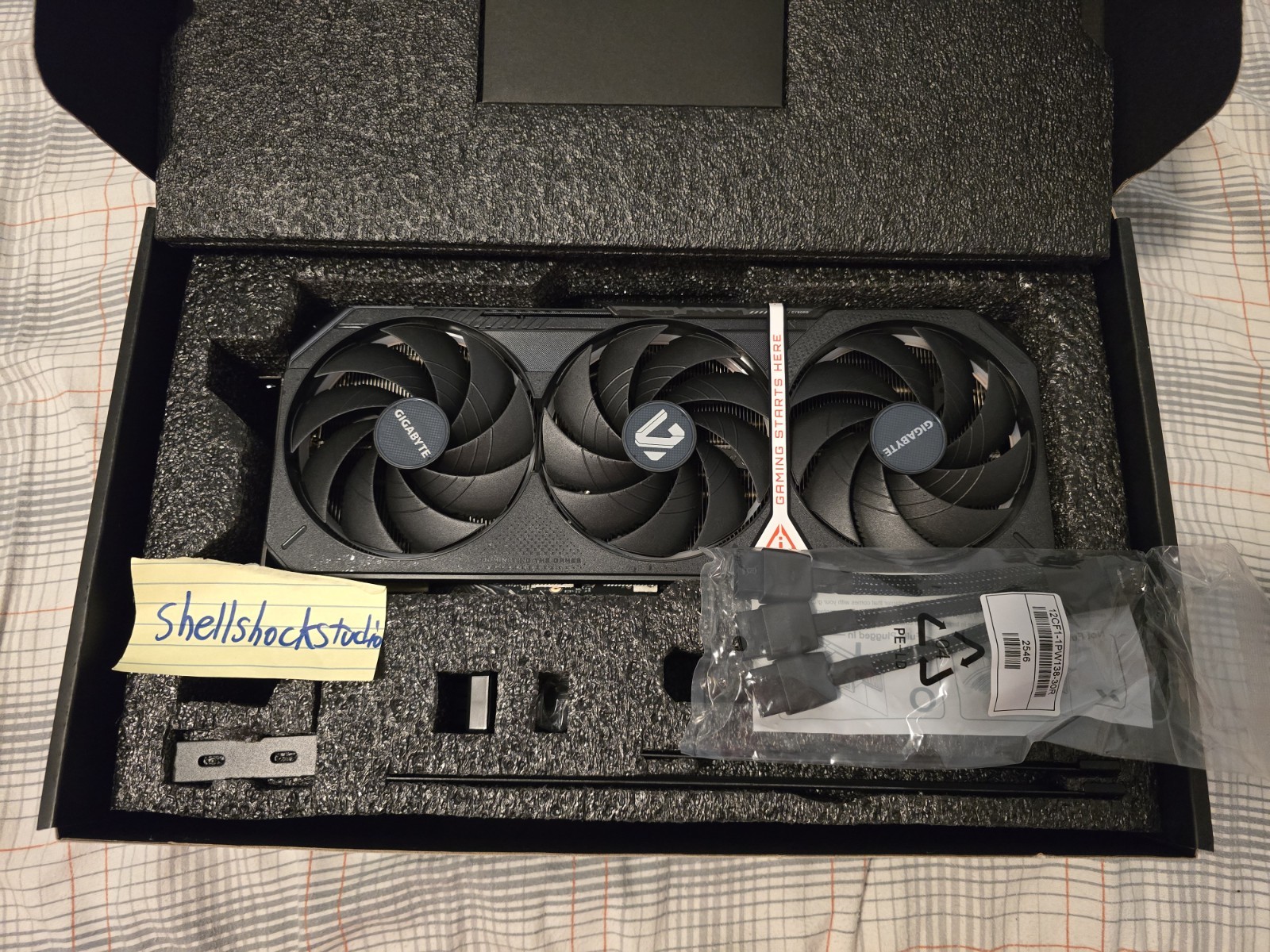GIGABYTE RTX 5080 Gaming OC 16GB Graphics card (Serial Number Recorded)