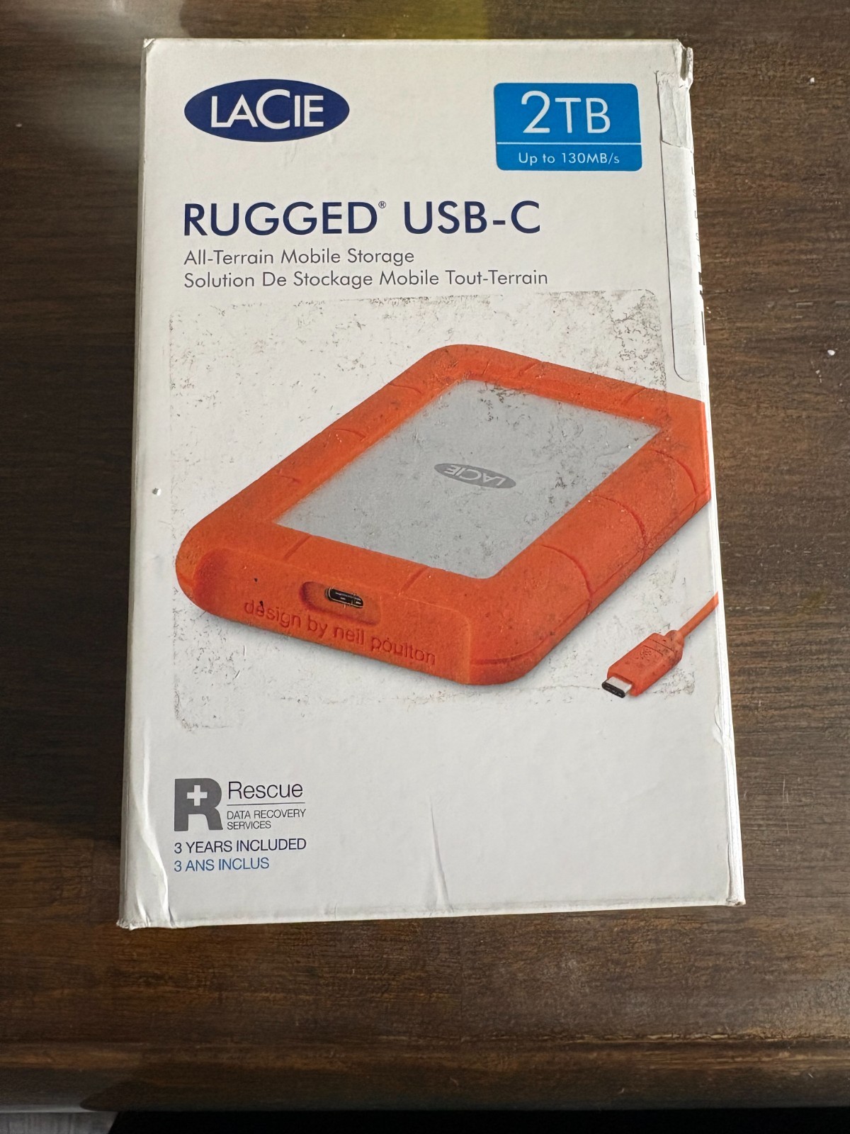 LaCie 2TB Rugged USB-C Model STFR2000800