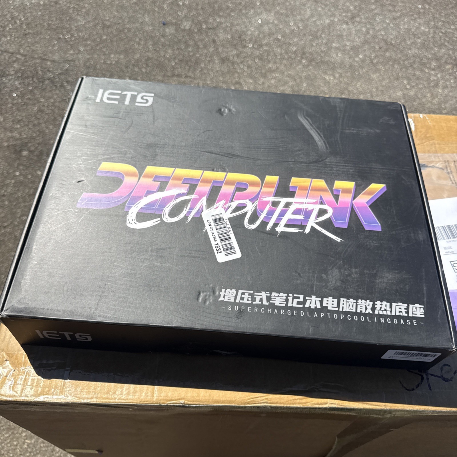 IETS GT600 RGB Laptop Cooling Pad 5.5 in Turbo Fan 14.1-19.3 in