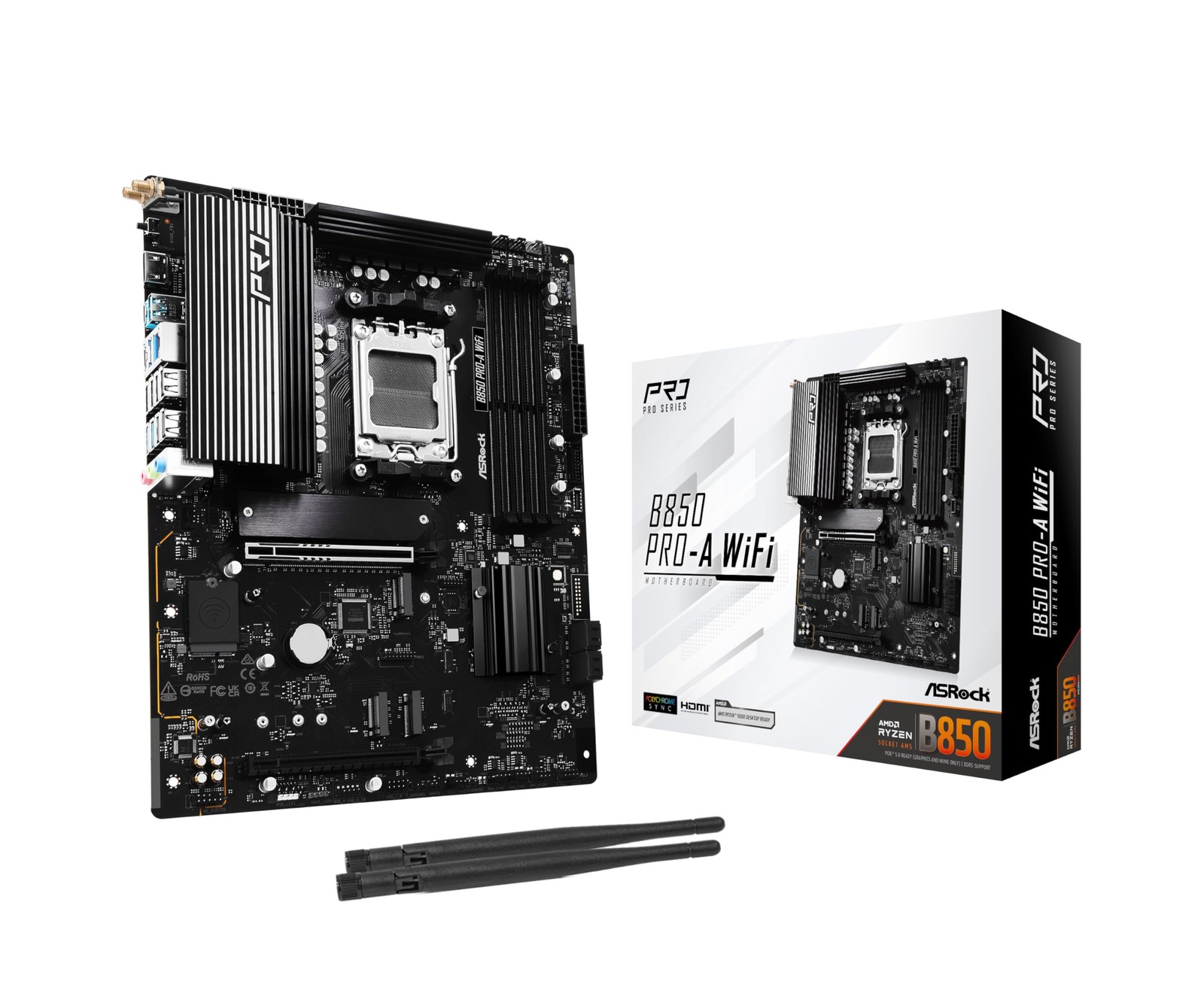 MB ASRock AMD AM5 B850 Pro-A WiFi