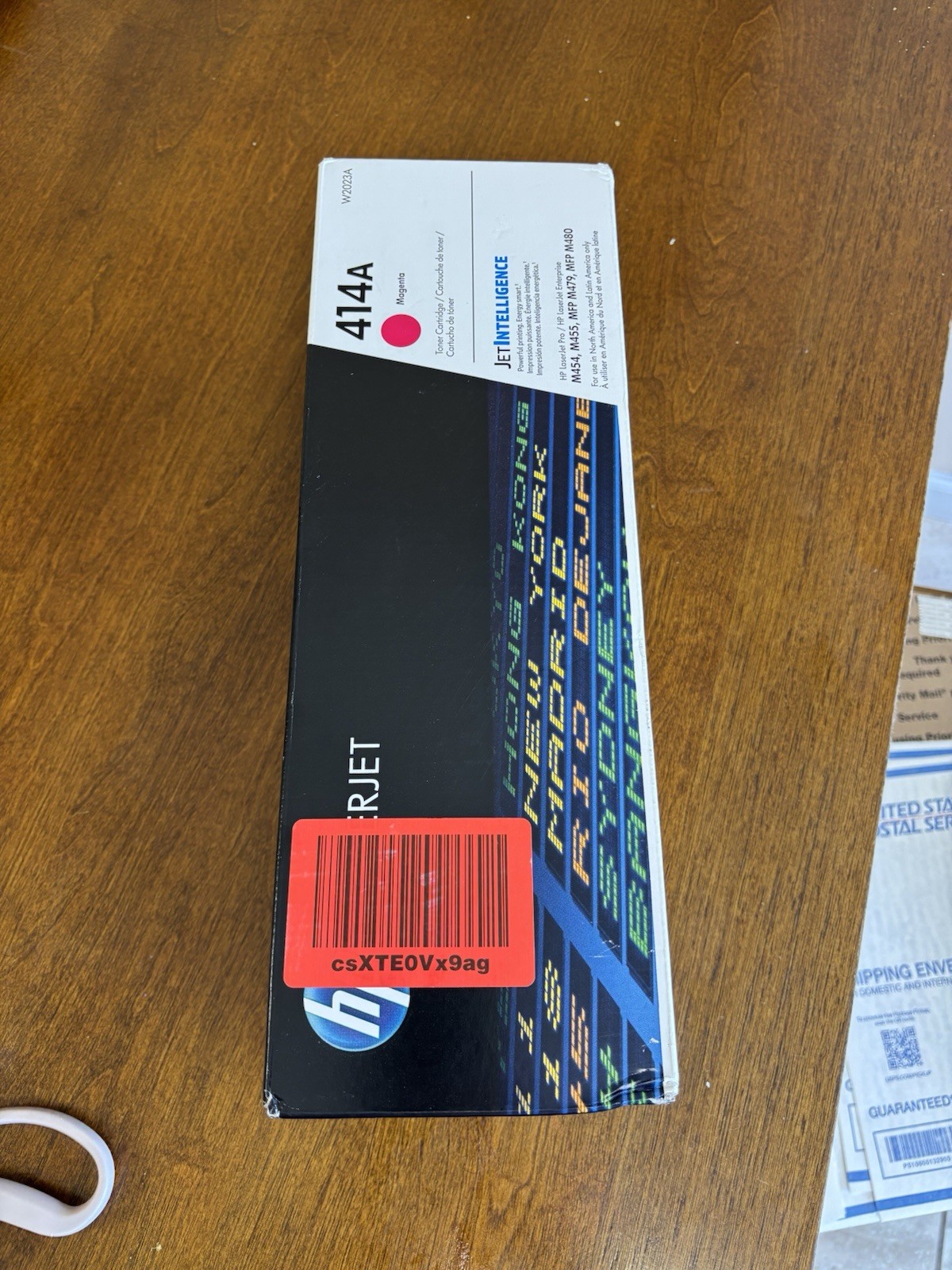 NEW GENUINE - HP 414A MAGENTA TONER CARTRIDGE - W2023A - SEALED BAG