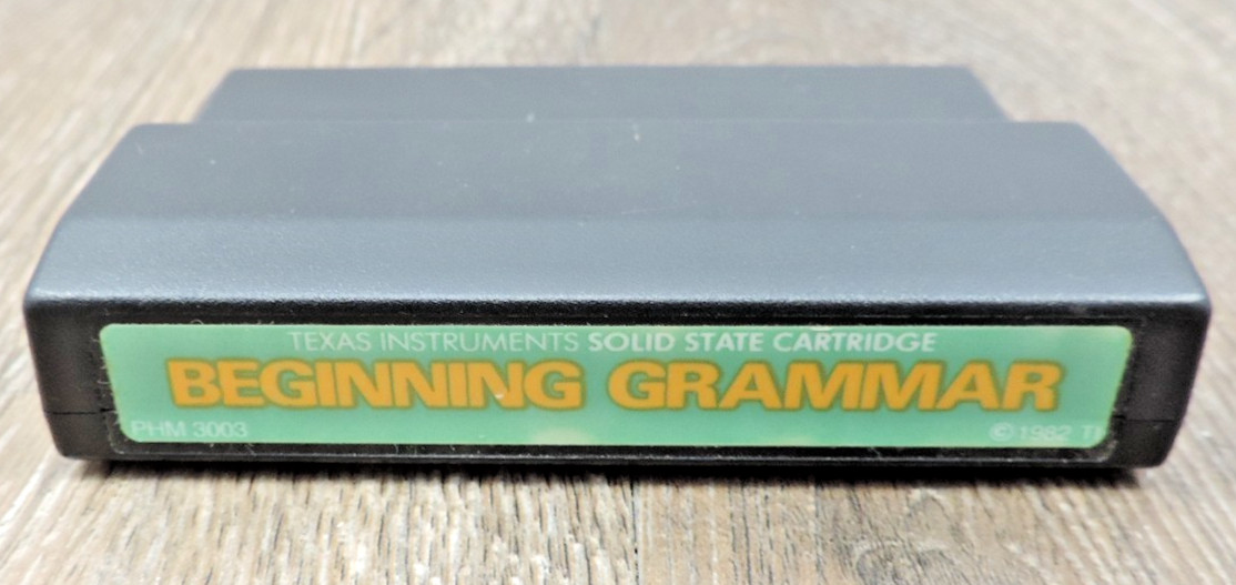 TI Beginning Grammar PHM 3003 1982 Untested