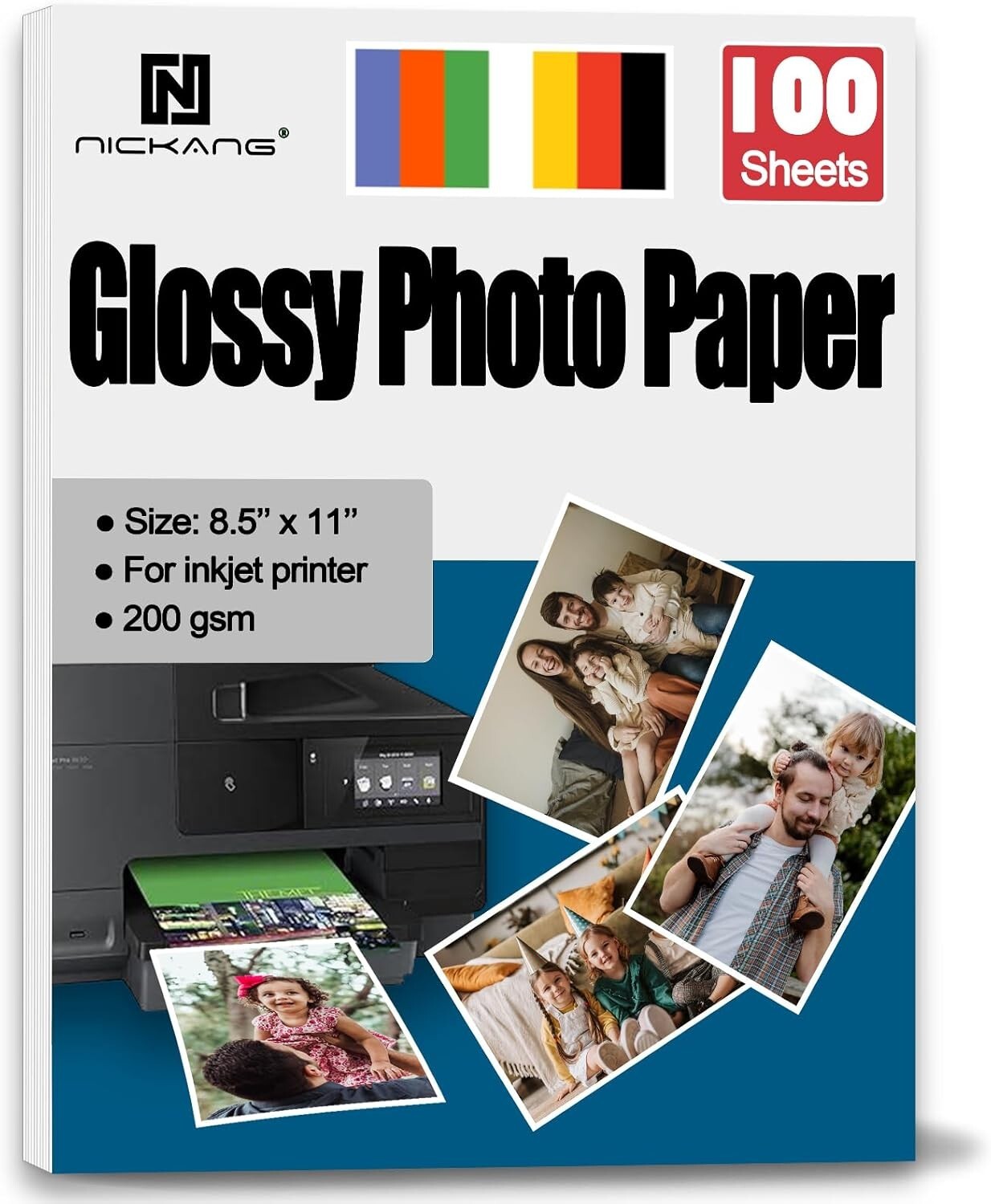 Papel Fotografico Ultra Premium de 8,5 X 11 Pulgadas Papel Fotografico Brillante