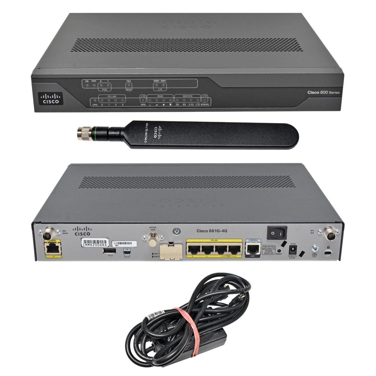 Cisco C881G-4G-GA-K9 4-Port Fast Ethernet Integrated Services Router