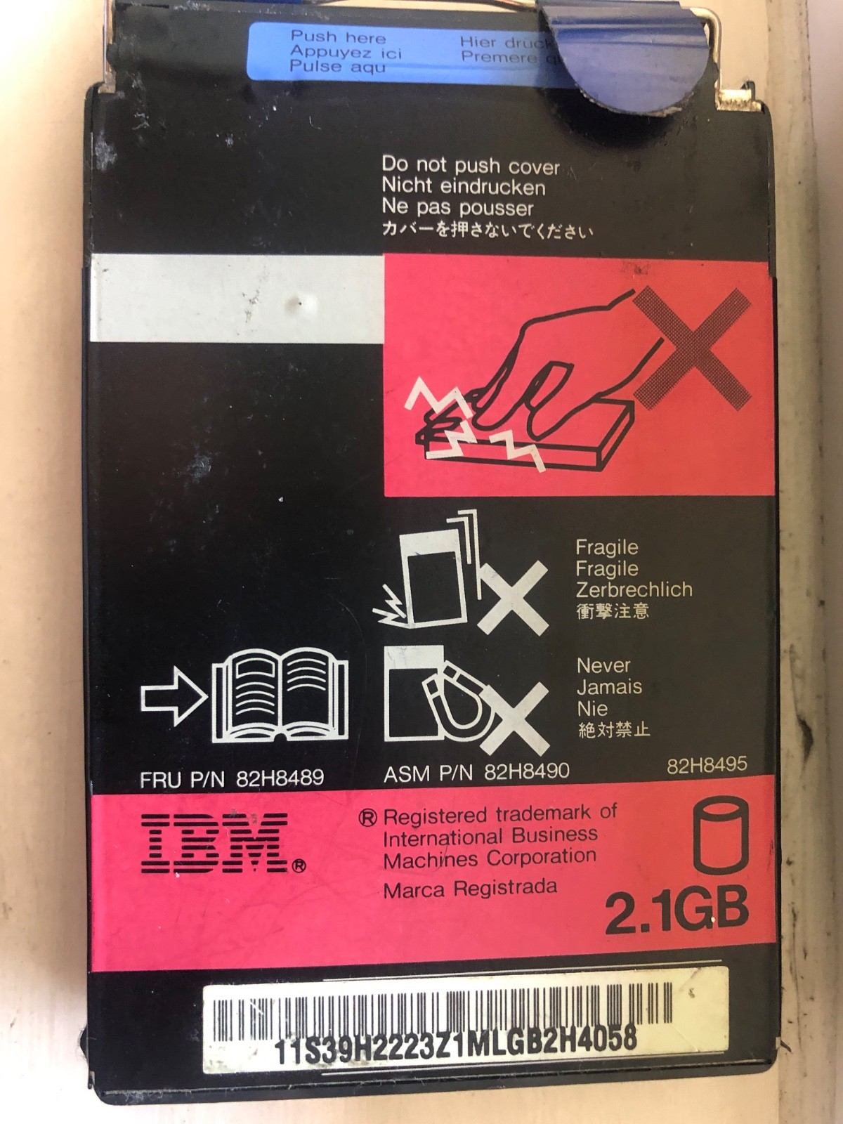 Vintage IBM ThinkPad 750C 755C 760 Laptop 2.1 GB and 3GB Hard Drive