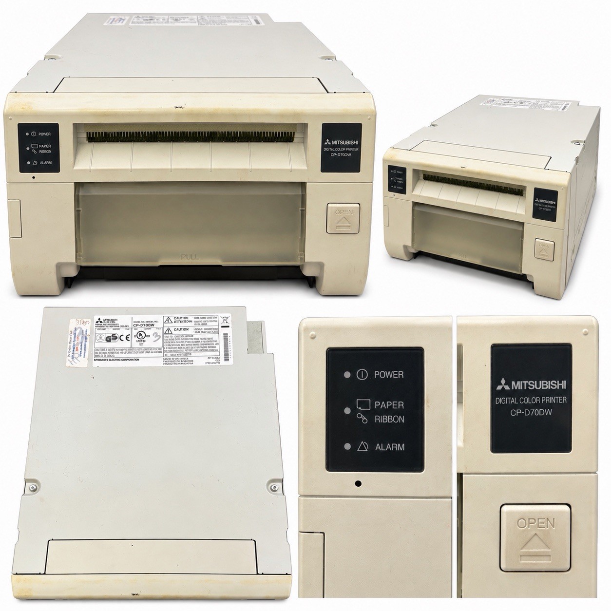 Mitsubishi CP-D70DW Dye Sub Photo Printer Photo Booth Working Condition