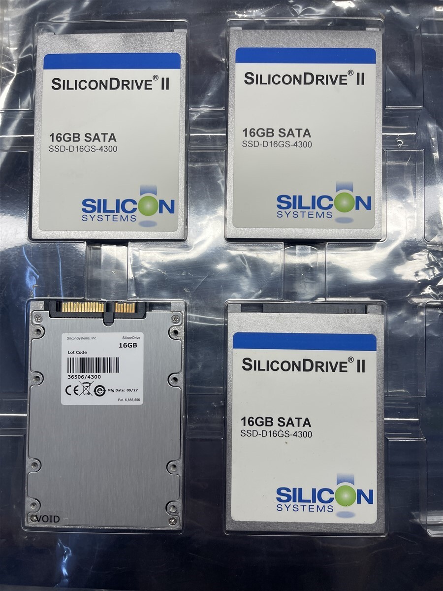 Silicon Systems SiliconDrive II 16GB SATA SSD-D16GS-4300 N.O.S never used.