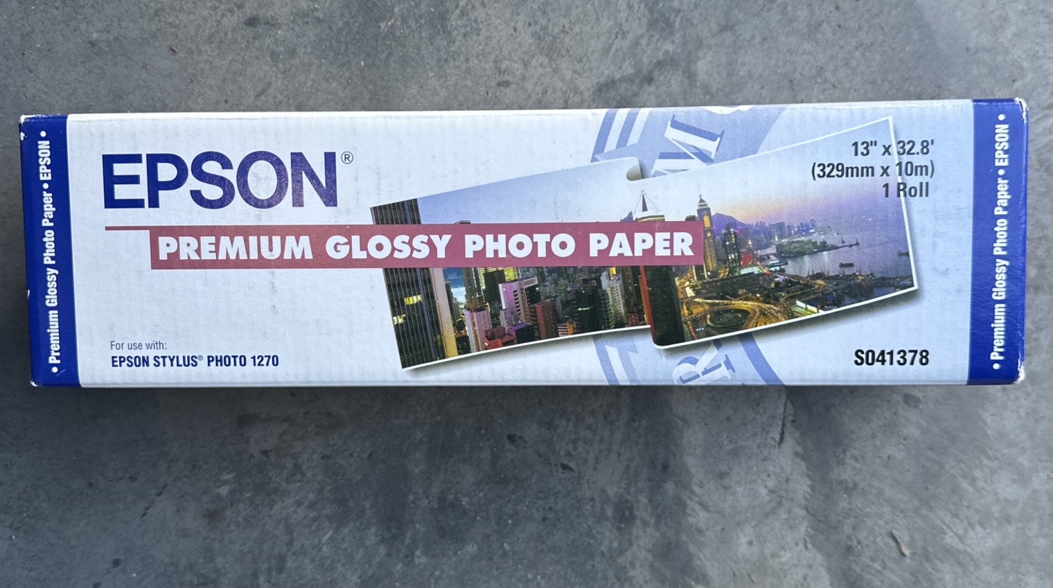 Epson S041738 Premium Glossy Photo  Roll 13" x 32.8' For Epson Stylus 1270 # 8