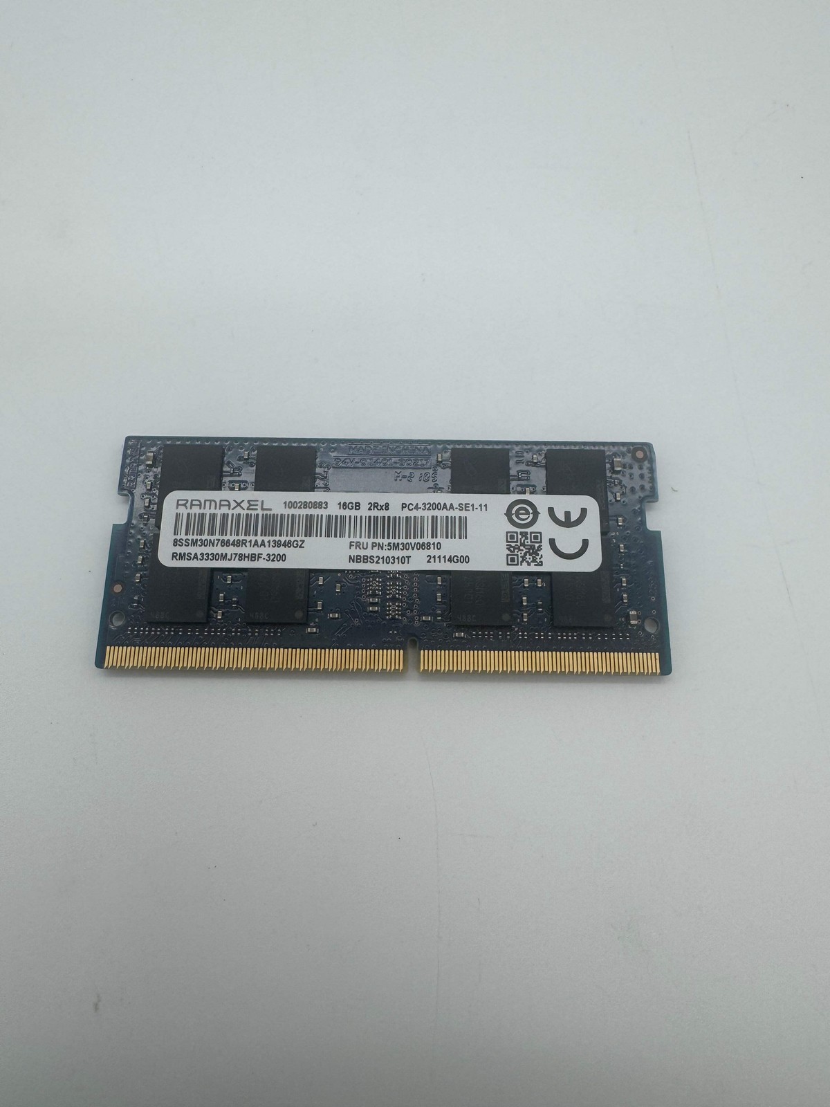 Ramaxel 16GB 2Rx8 PC4-3200AA-SE1-11 Memory Module