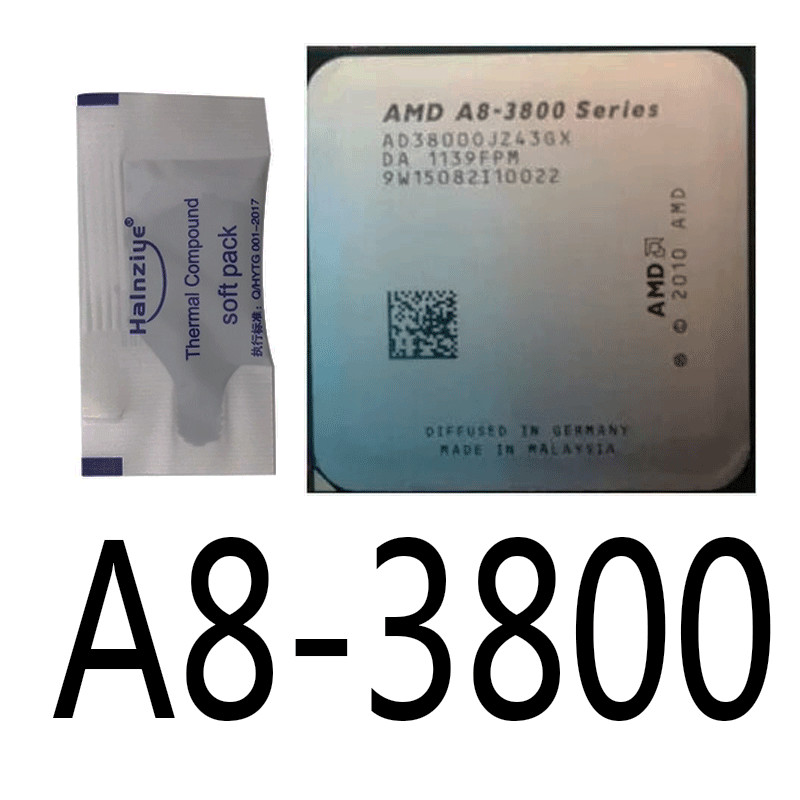 AMD Phenom A8-3800 A8-3820 A8-3850 A8-3870 A8-3870K A8-5500 CPU Processor