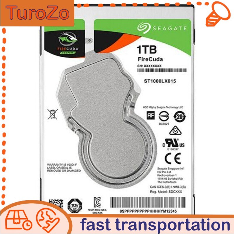 ST1000LX015 Original Seagate 1TB 128MB SATA 2.5" SSHD Solid State Hybrid Drive
