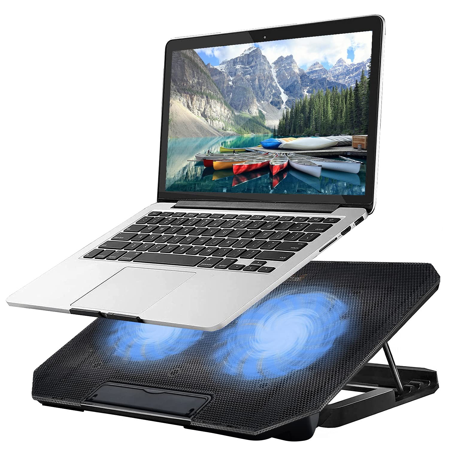 Laptop Cooling pad Cooler Stand Fan for Black 