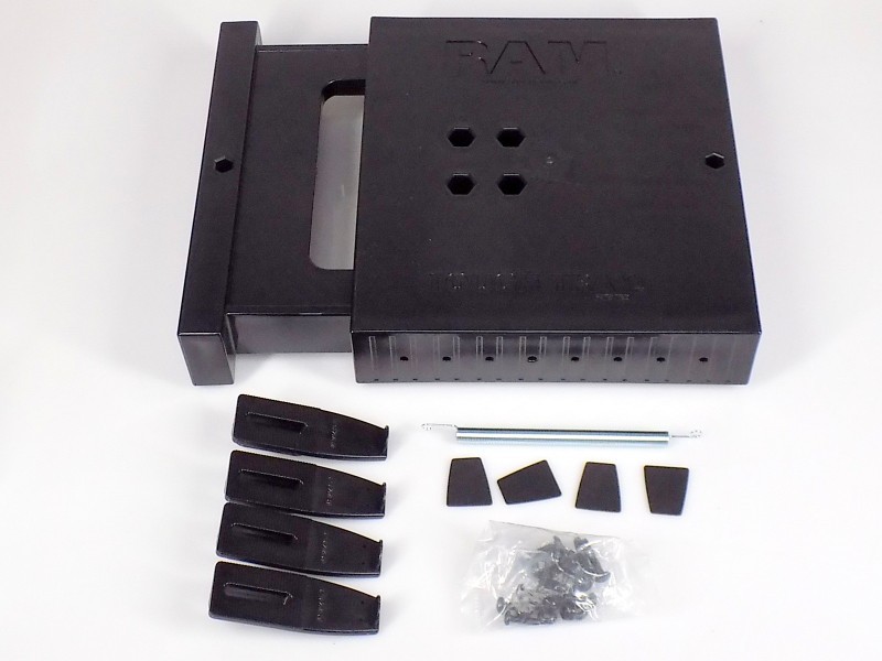 Ram Mounts RAM-234-3FL Tough Tray with Flat Side Arms Universal Mount 1A