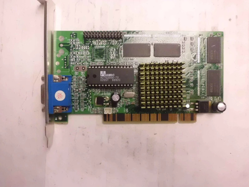 TNT2M6432SPCI, VCT64P32SPB pny 32MB pci tnt 64 nvidia video card with vga outpu