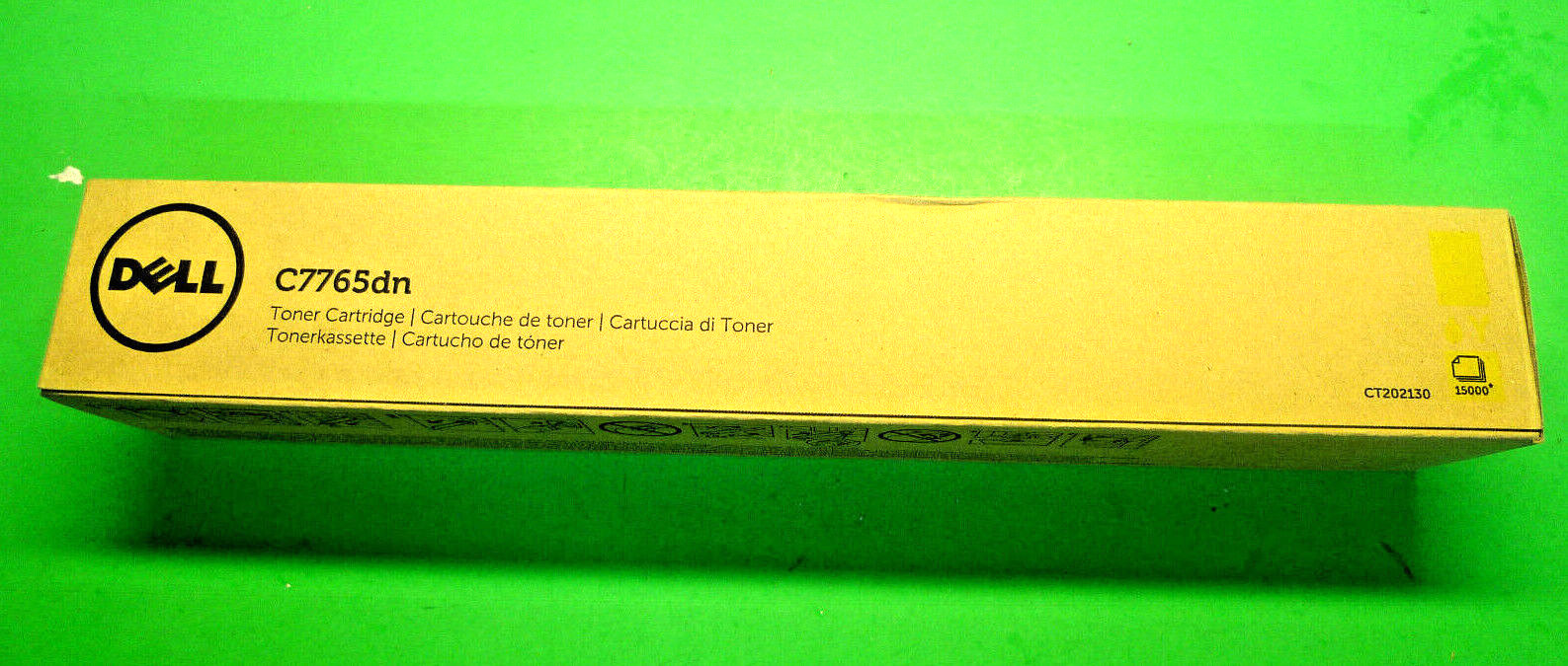 NEW Dell C7765dn High Capacity Toner Cartridge 15000 Page Yellow CT202130 JD14R