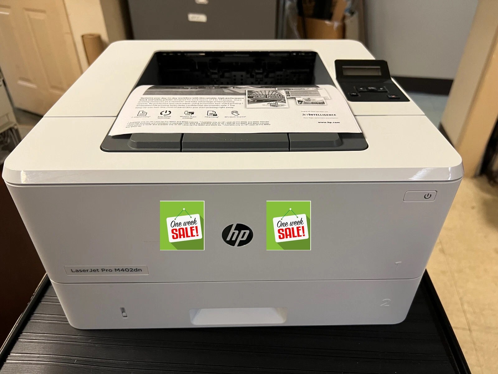 99% Life Left HP LaserJet Pro M402DN Monochrome Printer, FAST 40PPM,  50K Prints