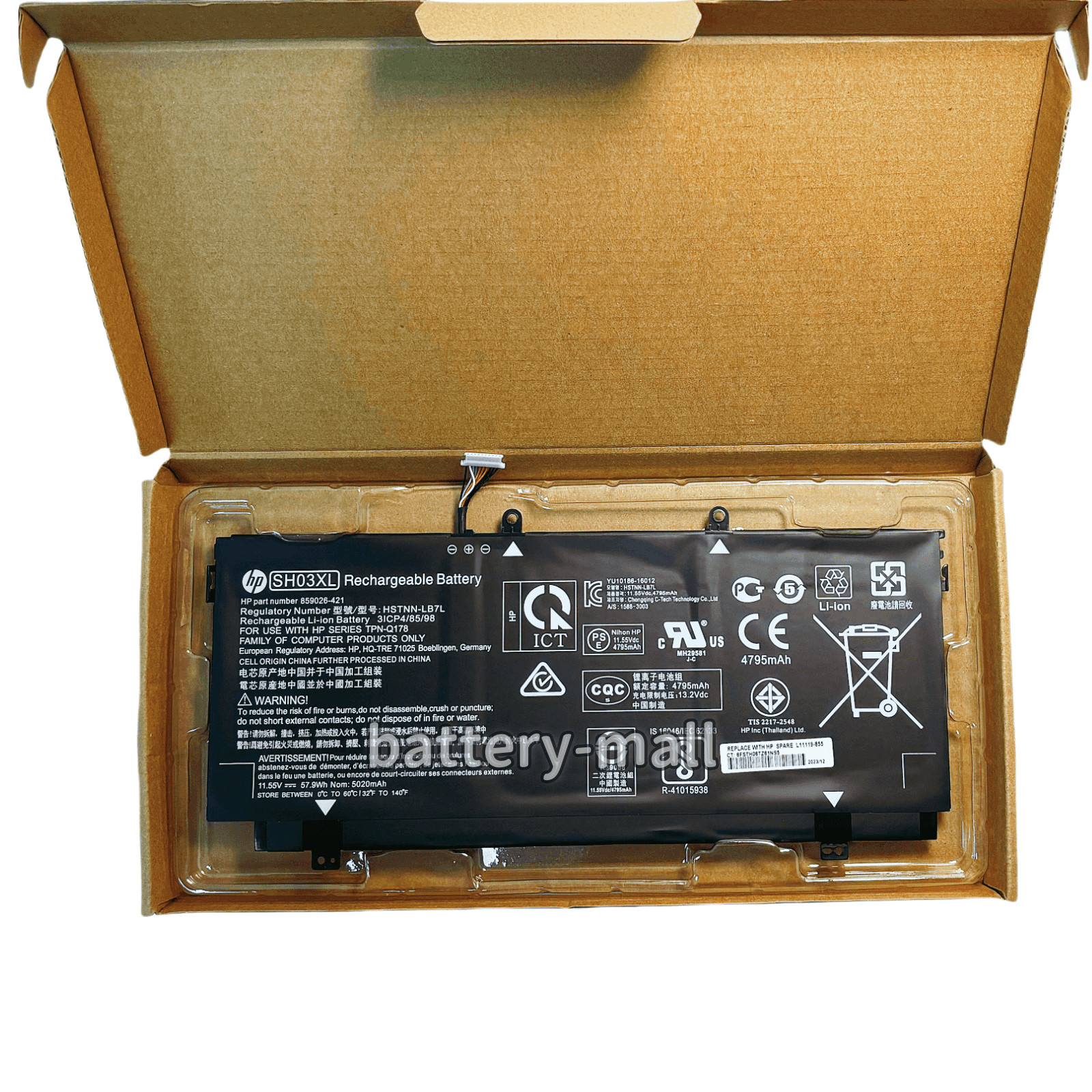 SH03XL CN03XL New Genuine Battery for HP Spectre x360 13-AC 13-W000 HSTNN-LB7L