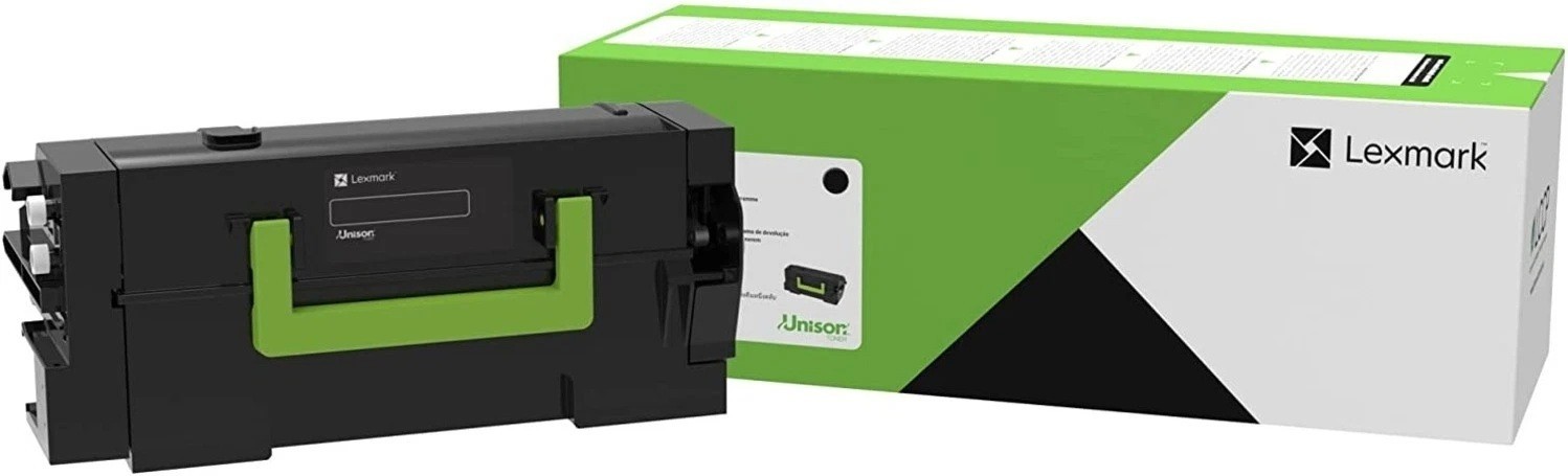 Lexmark 58D1U0E Black Toner 55K Pages MS823, 825, MX822, MS/MX725, 826