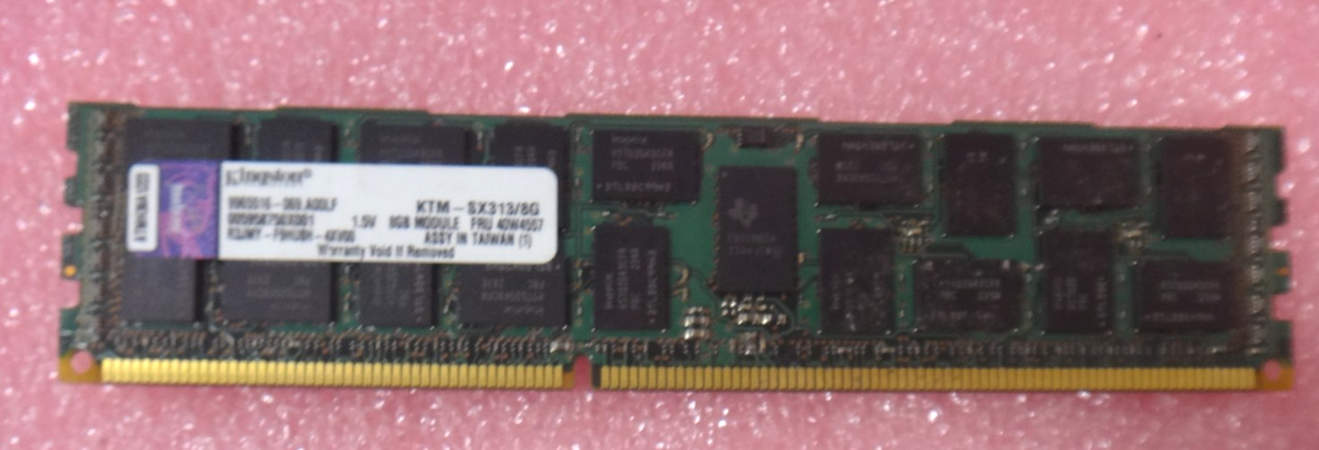 Genuine  KINGSTON KTM-SX313/8G PC3-10600R 40W4557 SERVER MEMORY