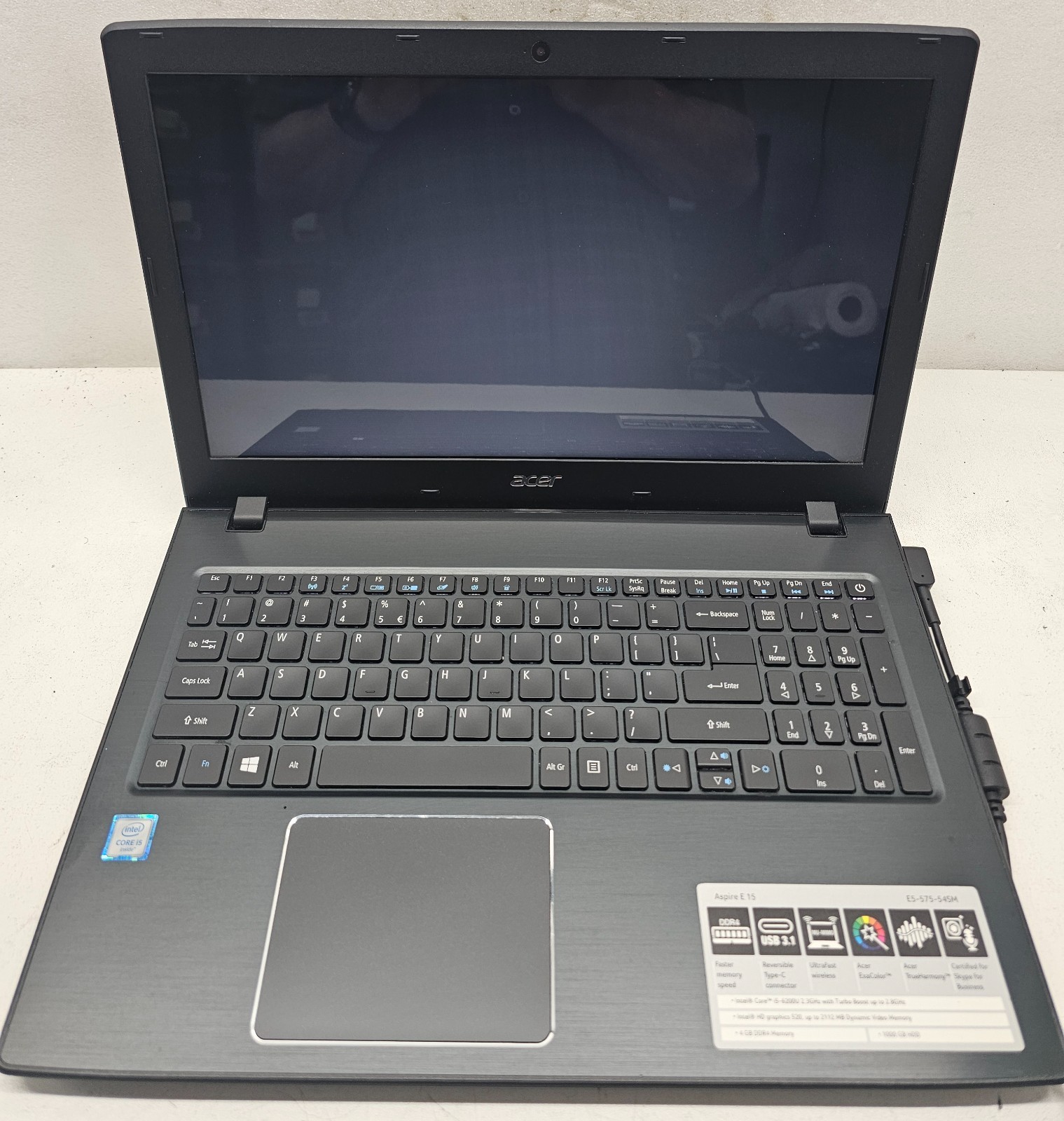Acer Aspire E 15 E5-575-54SM Laptop Intel Core i5-6200U 4GB Ram No HD/OS (FL)