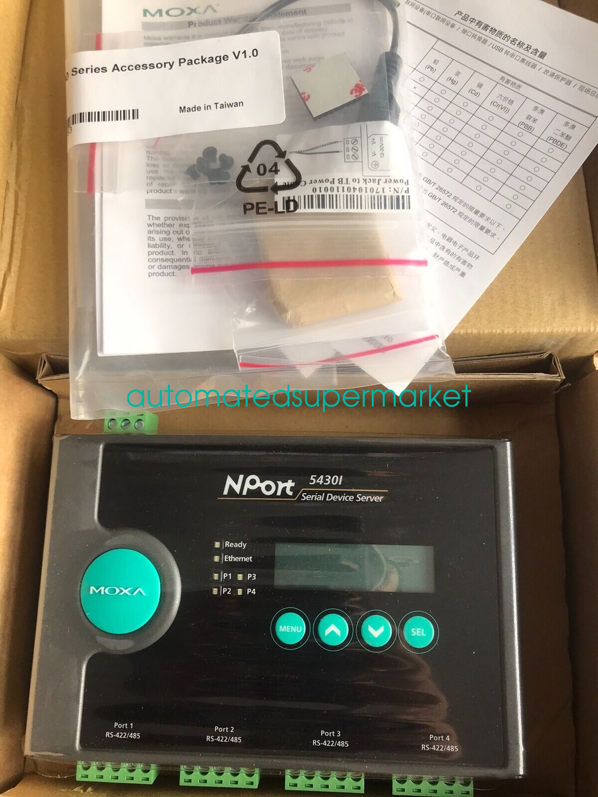 1PCS NEW NPort 5430I Industrial gateway Shipping by DHL/FedEX