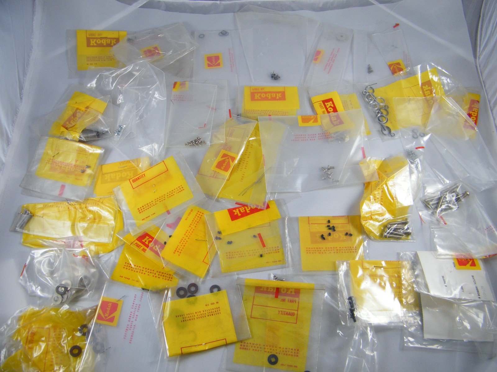 HUGE LOT NEW VINTAGE KODAK PROJECTOR PARTS SPRINGS, SCREWS & WASHERS # 224535